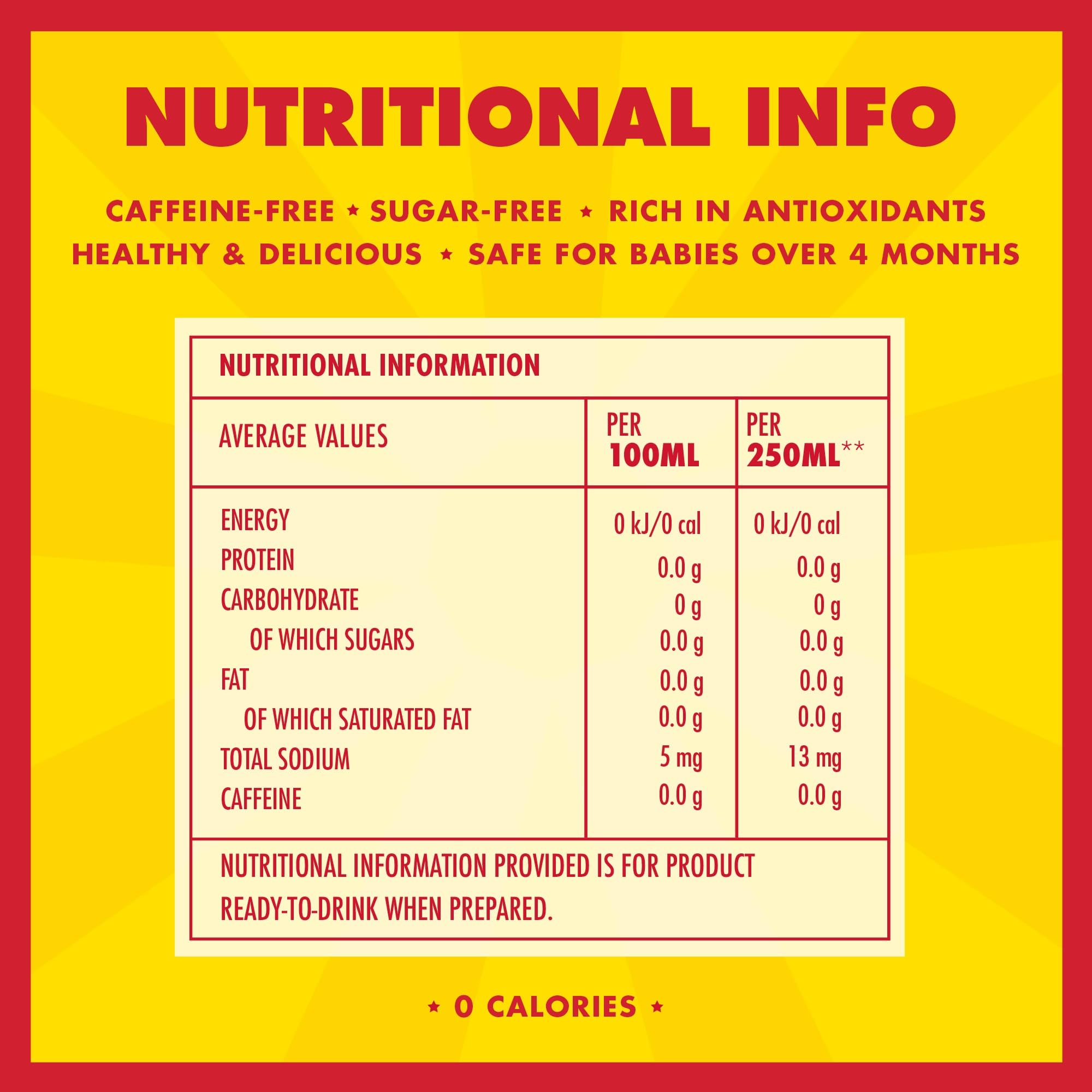 BOS Bio Rooibos koffeinfreier Teebeutel Dose, 40 Teebeutel, 100g