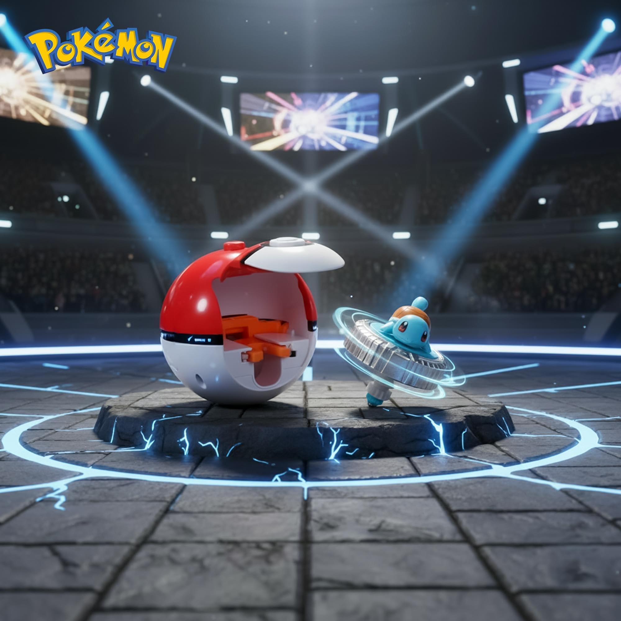 Pokémon Squirtle Battle Spinner Single-Pack Interactive Gaming Figure | Ages 4+ 9