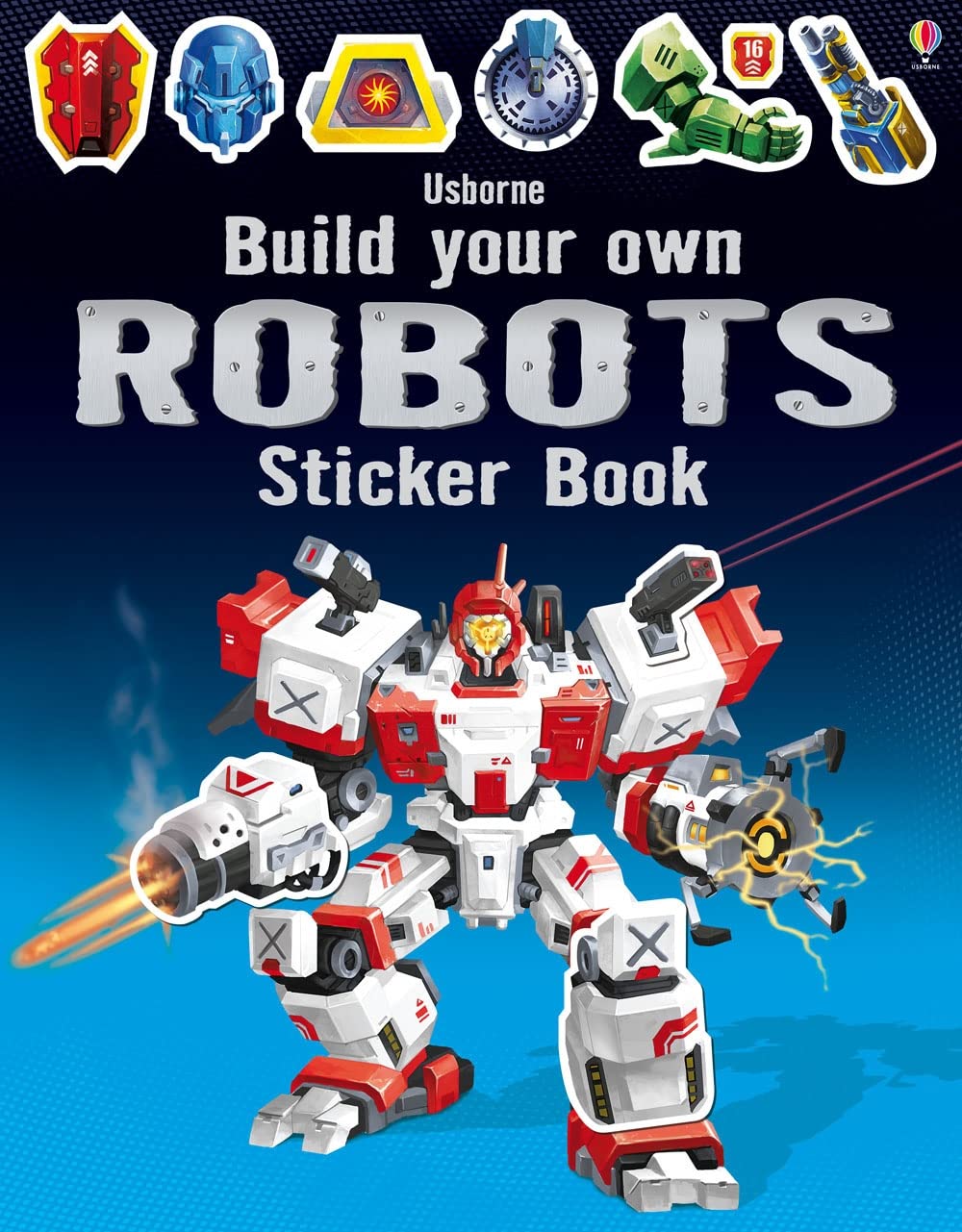 Usborne Build Your Own Robots Sticker Book - Activity Book | Ages 4-6 | 34 Pages 1