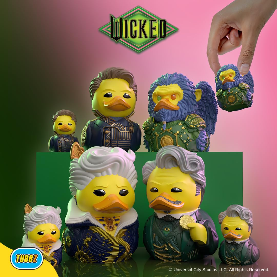 TUBBZ Mini Wicked For Good - Wizard of Oz Cosplaying Rubber Duck Vinyl Figure | Approx 5cm Tall 6