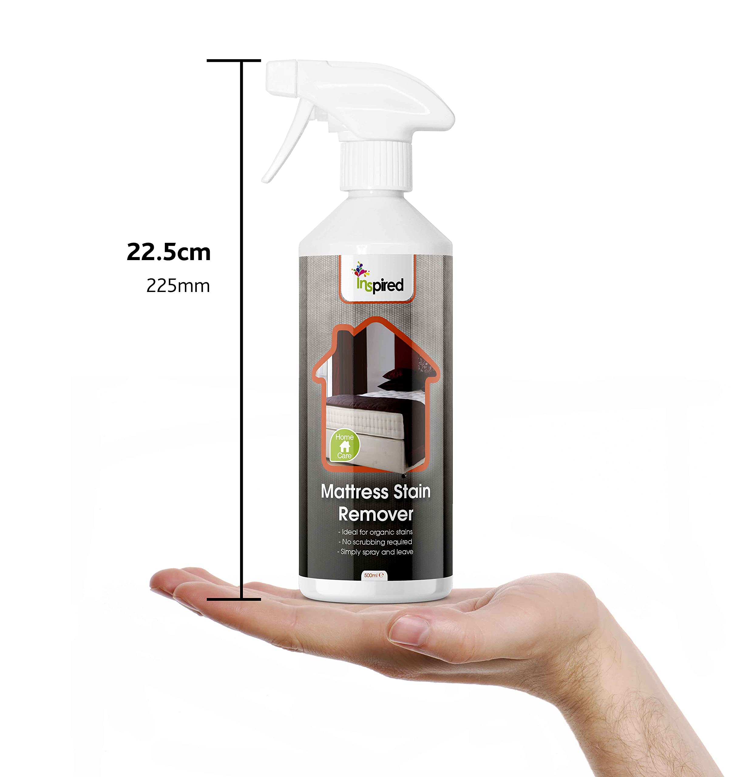 Inspired Professional Mattress Stain Remover Foam - Organic Stain Removal | 500 ml 8