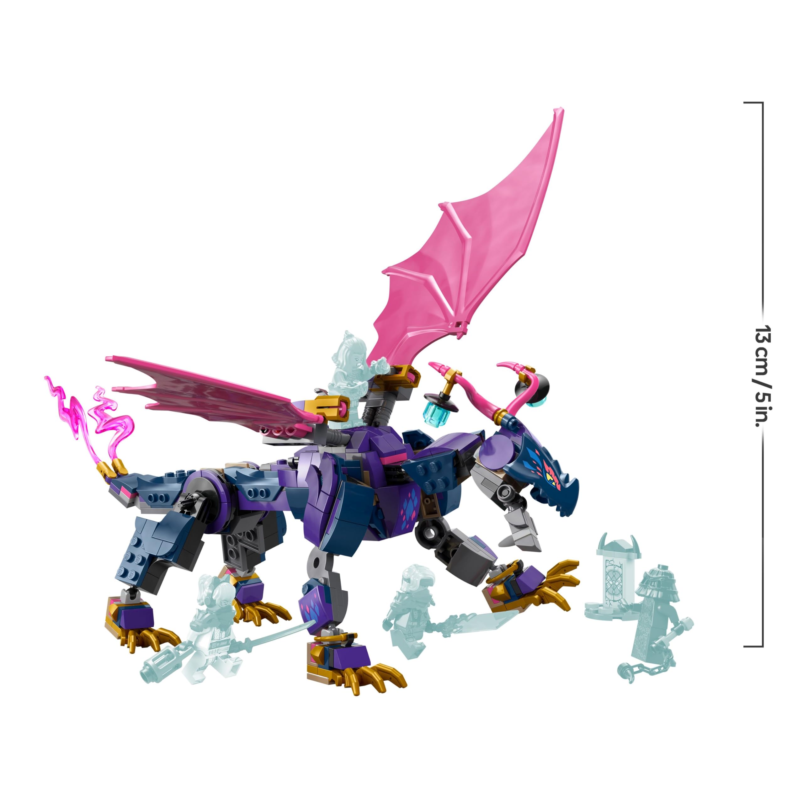 LEGO NINJAGO Rontu the Master Dragon 71842 Building Set | Ages 7+ | 4 Minifigures 8