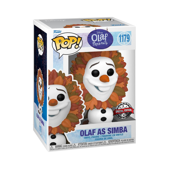 Funko Pop! Disney Frozen - Olaf as Lion King Vinyl Figure (61823)