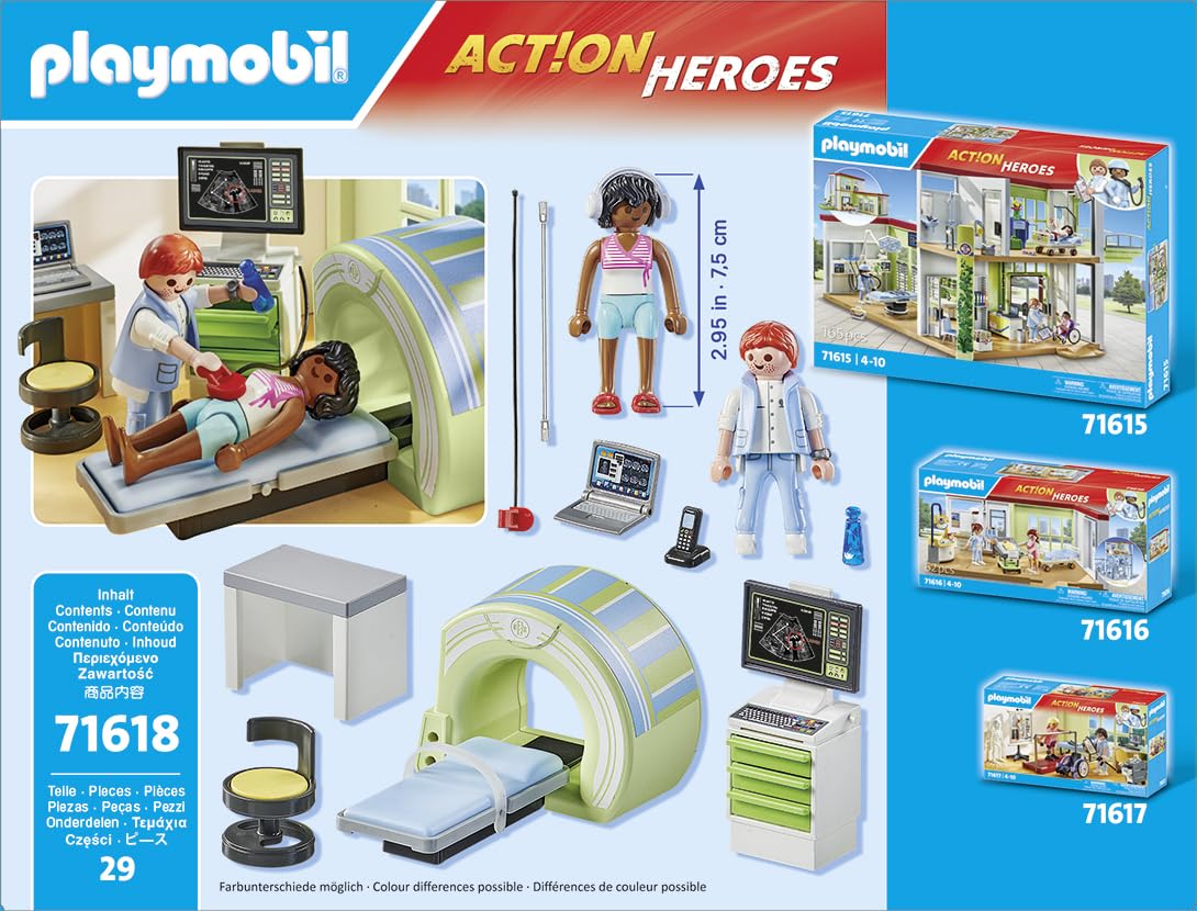 Playmobil Action Heroes MRI Playset 71618 | Ages 4+ | 2 Figures Included 5