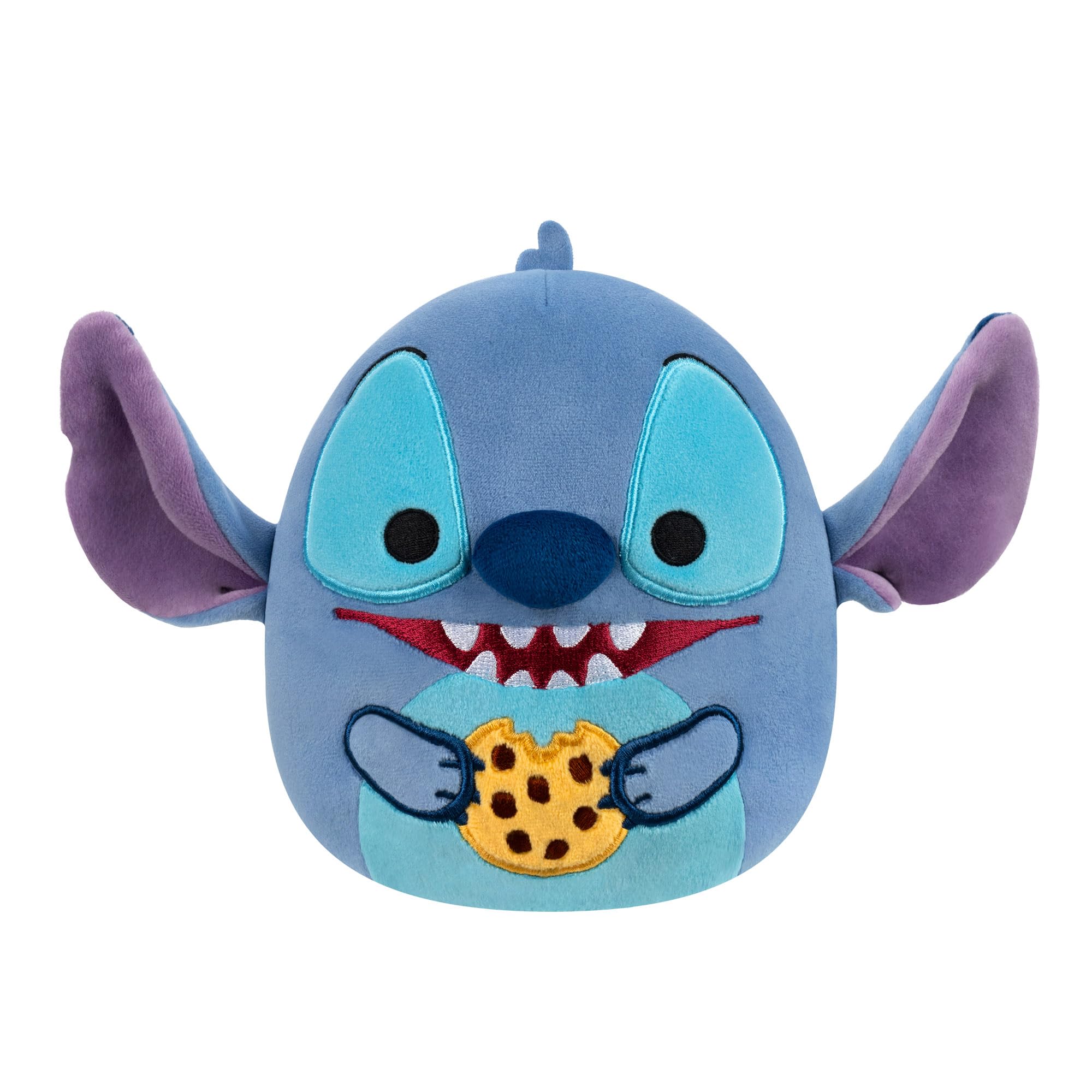 Squishmallows 10-Inch Disney Chef Stitch Eating Chocolate Chip Cookie Plush - Soft Stuffed Animal for Kids 3+ 7