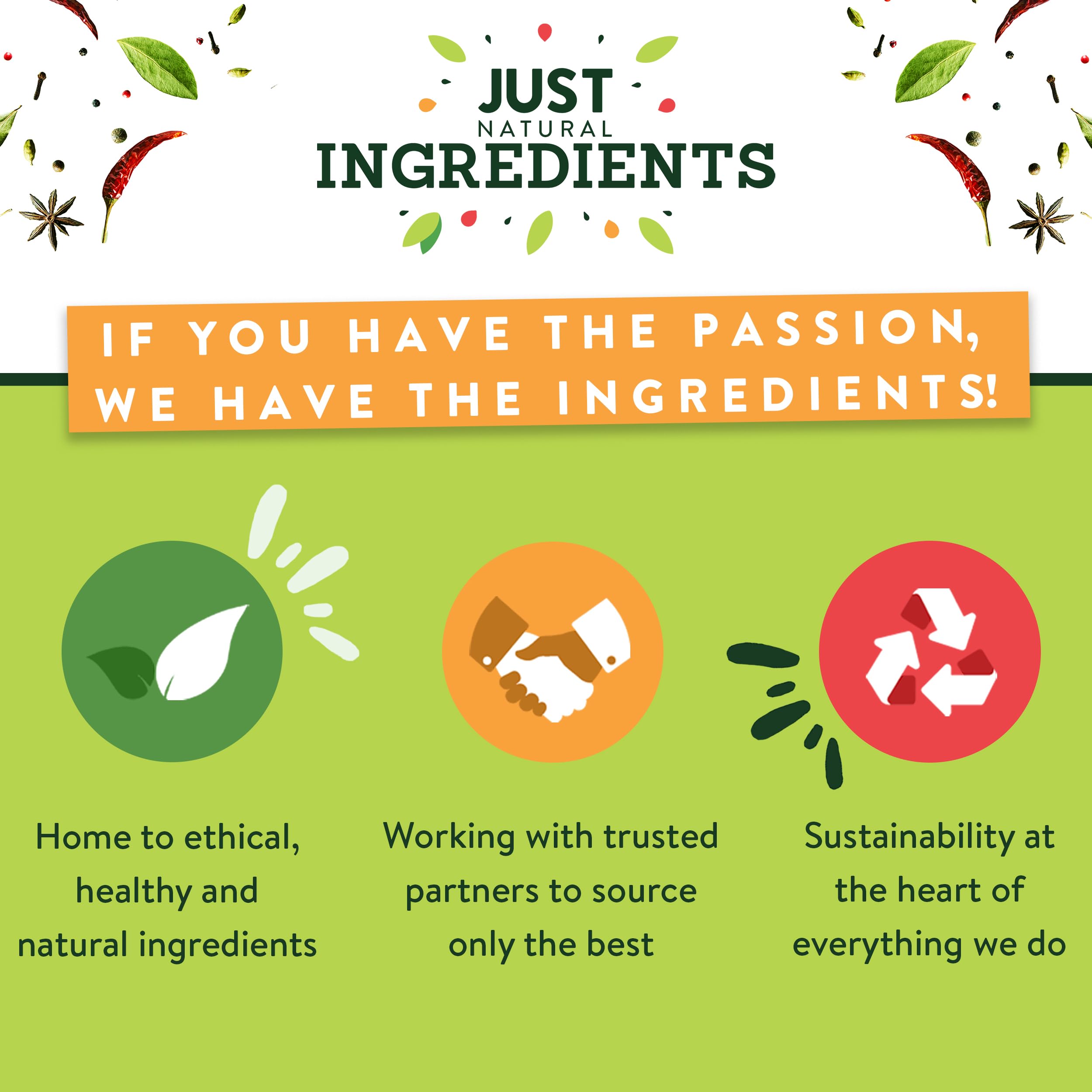 JustIngredients Kaffir Lime Leaves - Authentic Thai Flavor, Dried Whole Spice | 100g 5