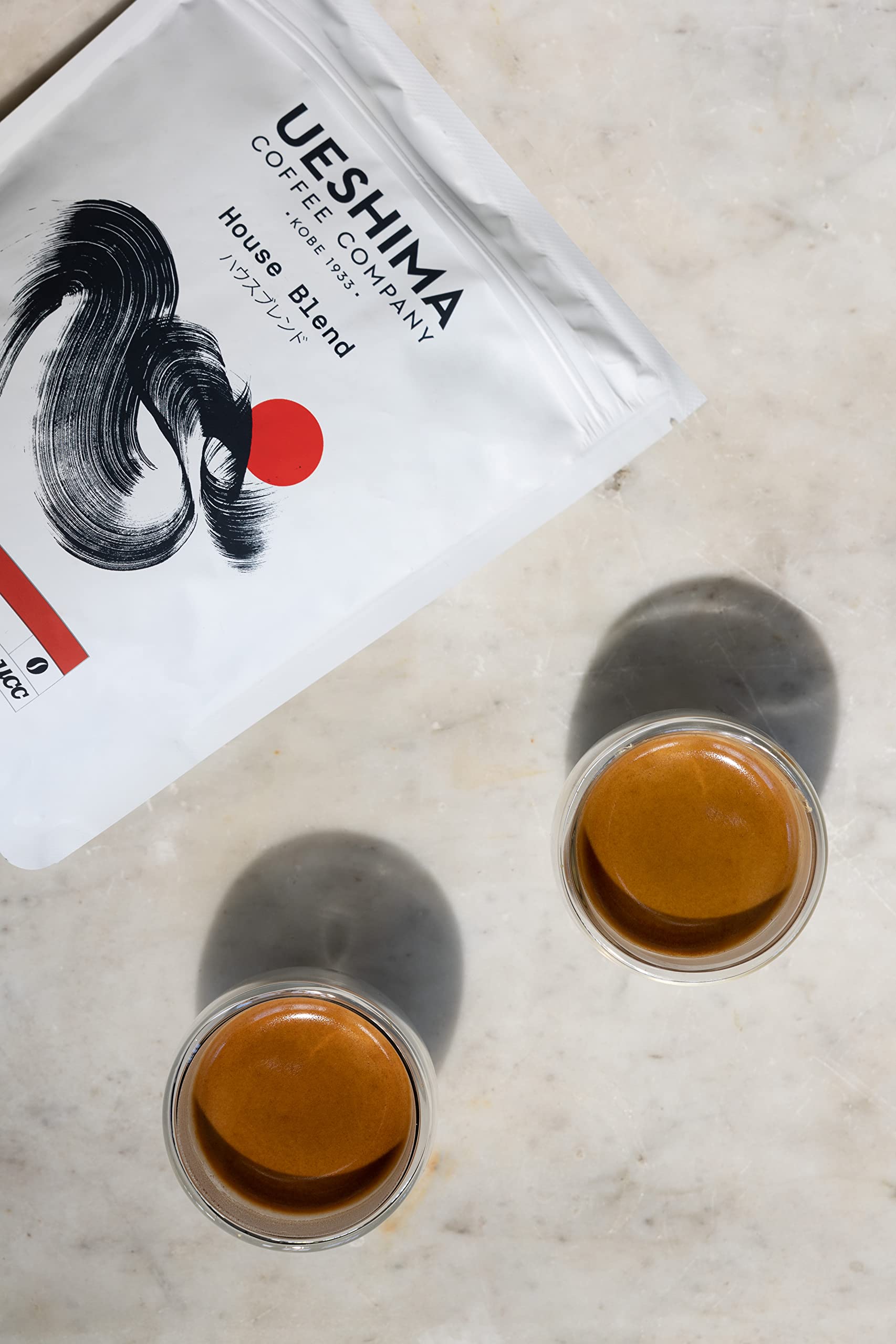 Ueshima Coffee Company - House Blend Whole Coffee Beans 250g (Pack of 6)