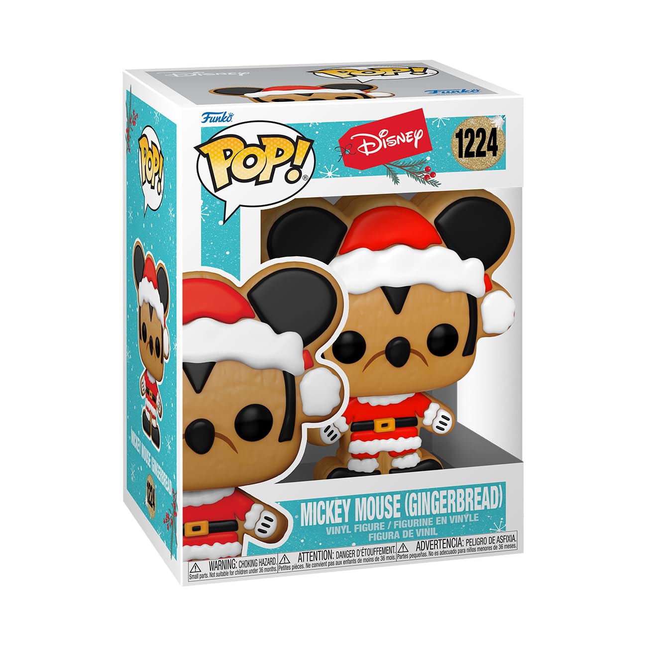 Funko Pop! Disney: Holiday - Santa Mickey Mouse Gingerbread Vinyl Figure 9