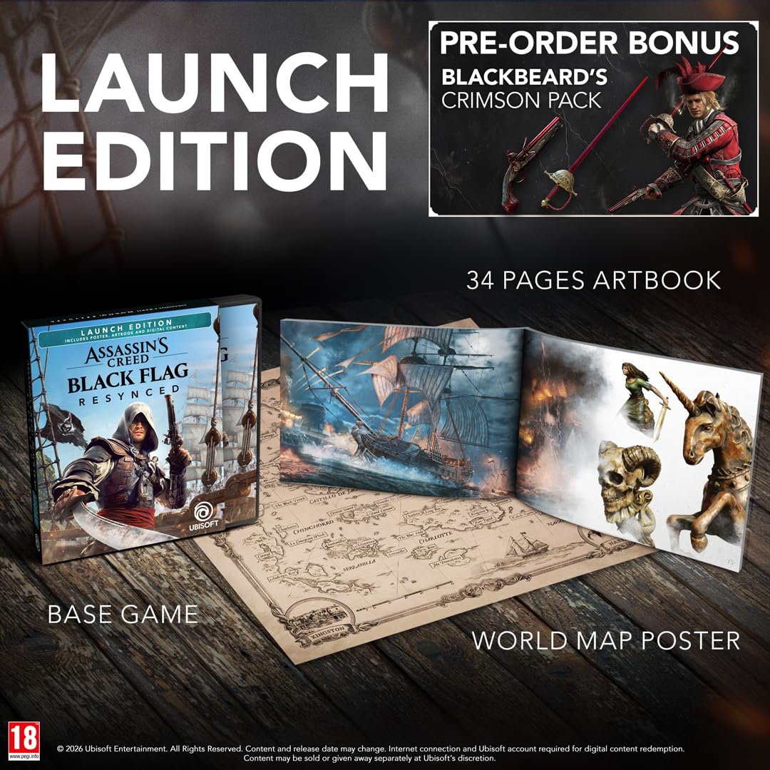 Assassin's Creed Black Flag Re-Synced Launch Edition [PS5] 2