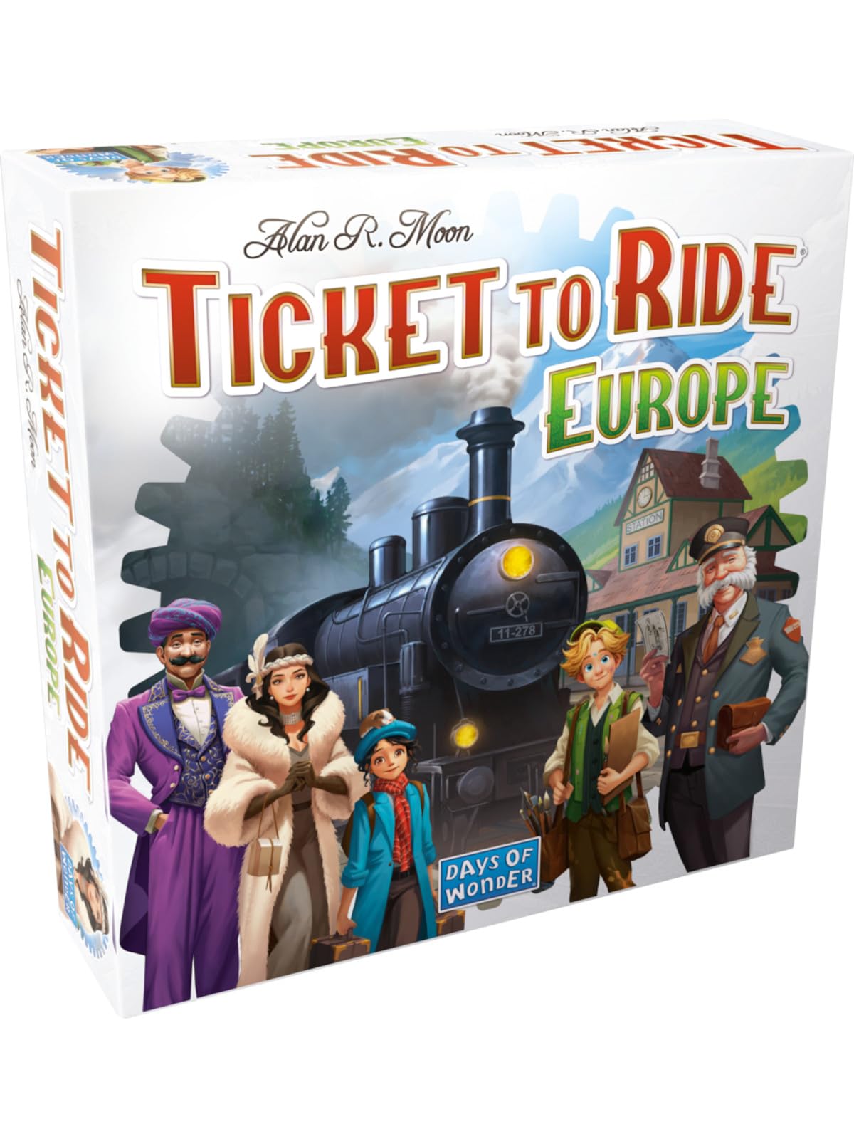 Asmodee Ticket to Ride Europe Board Game | Ages 8+ | 2-5 Players | 60 Min Playtime