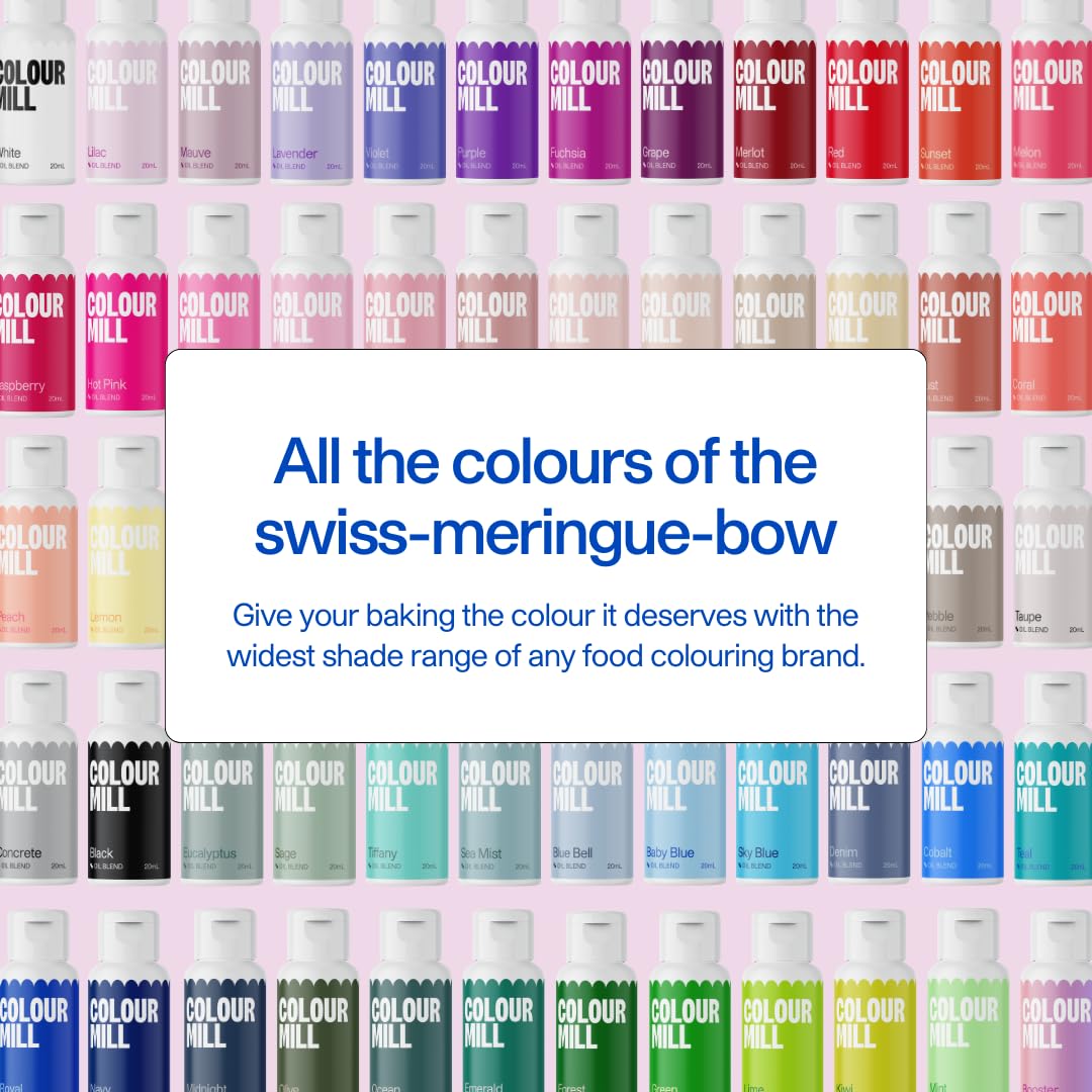 Colour Mill Oil Blend Food Colouring - Mint | Oil-Based | 20 ml 6