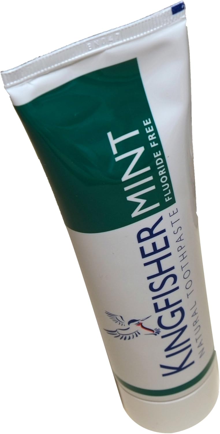 Kingfisher - Mint Fluoride Free Toothpaste (Pack of 3) (‎KIN065)