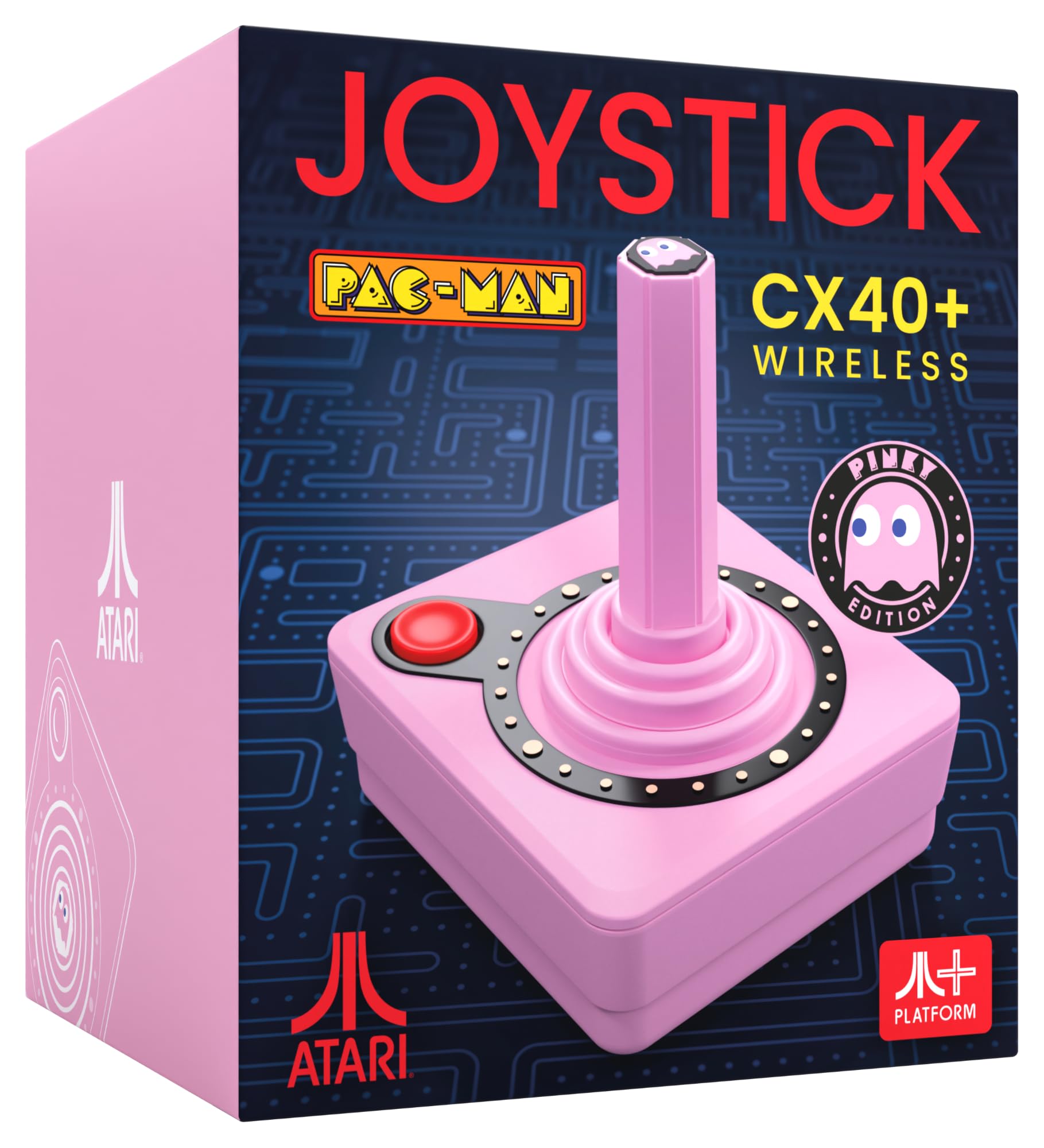 Pac-Man - Atari CX40+ Wireless Joystick Pink