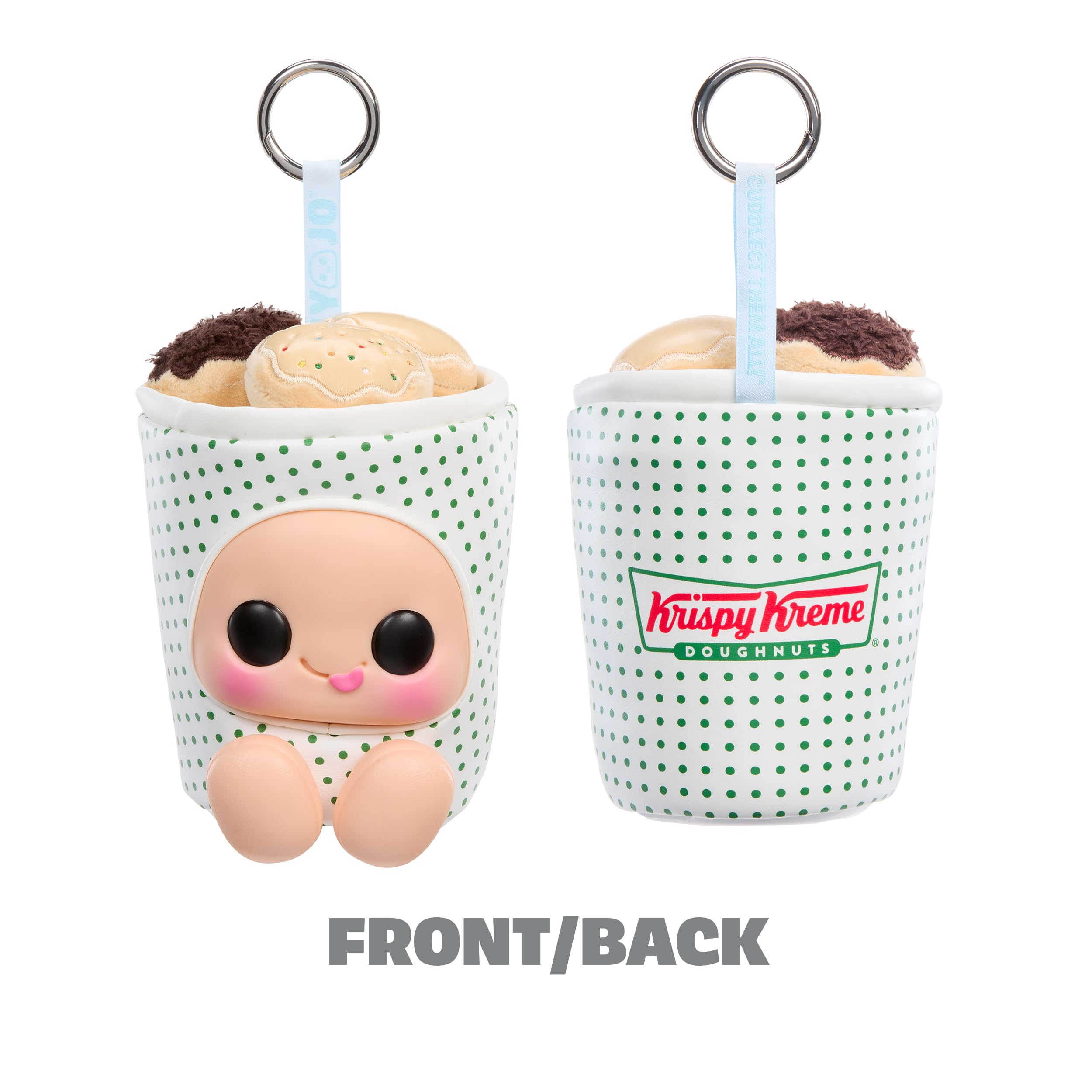 Hyojo Krispy Kreme Series Squishy Collectable - Chocolate Iced, Cinnamon Roll, or Doughnut Dots 4