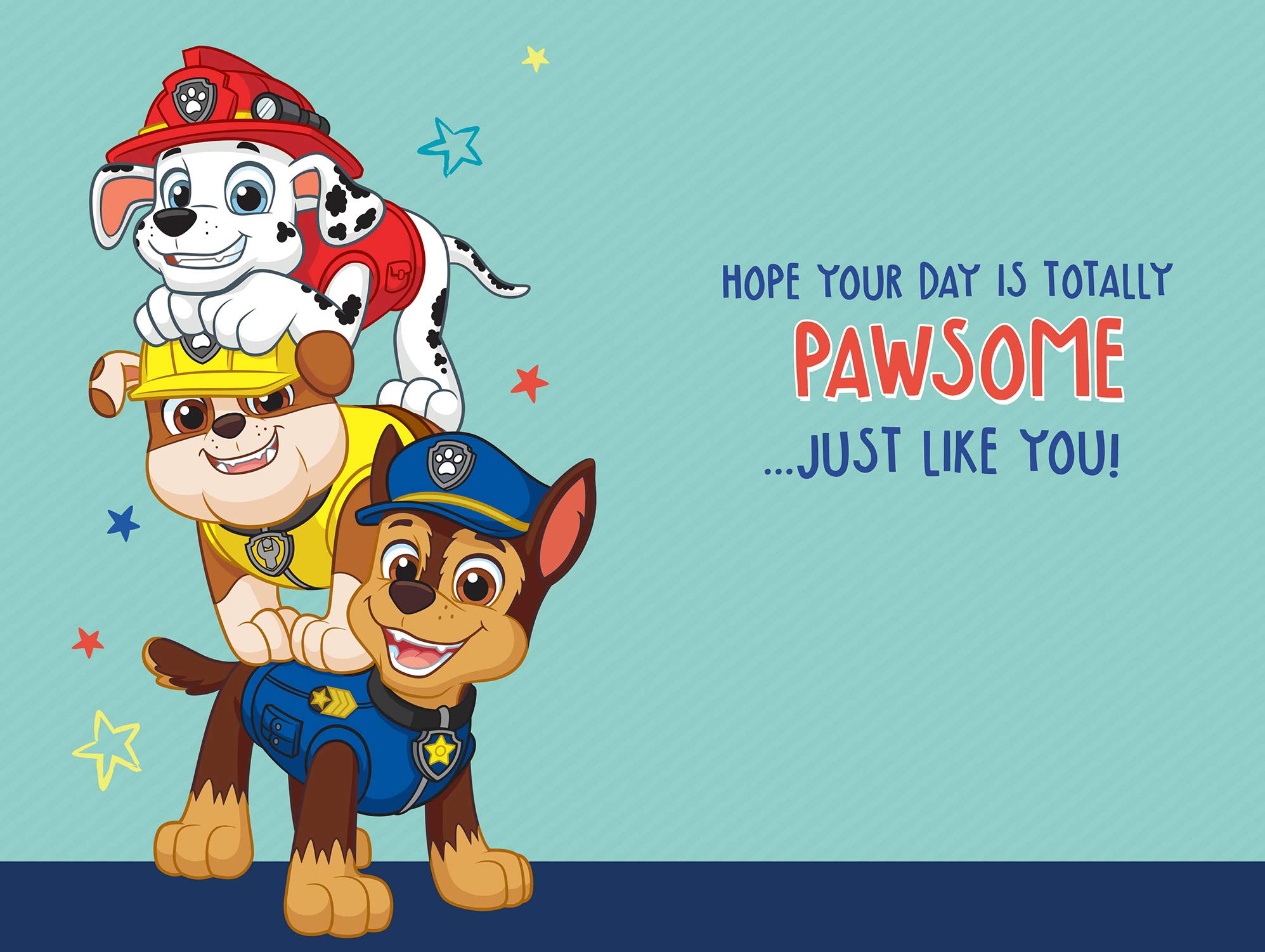 Danilo Promotions LTD Paw Patrol Grandson Birthday Card | 9 x 6 Size | Unisex-Kinder 2