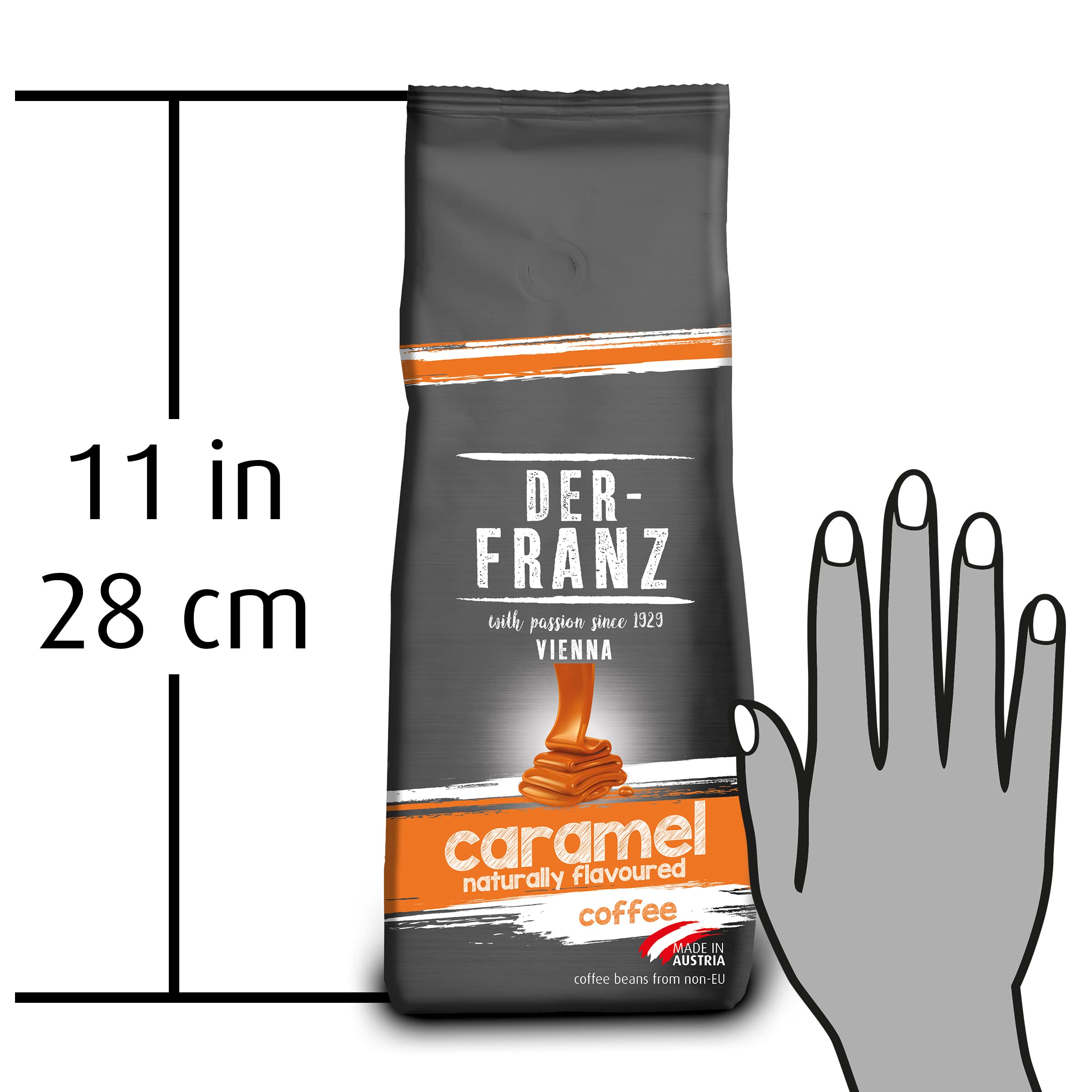 Der-Franz Coffee Flavoured with Natural Caramel, Ground, 2 x 500 g 14