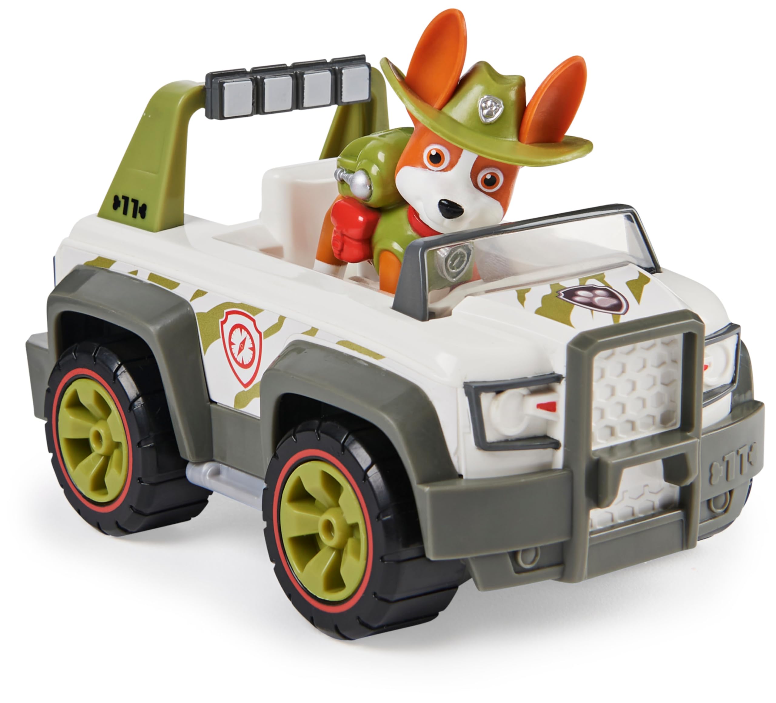 Paw Patrol Tracker’s Jungle Cruiser Toy Truck with Collectible Action Figure | Ages 3+ | Recycled Plastic 2