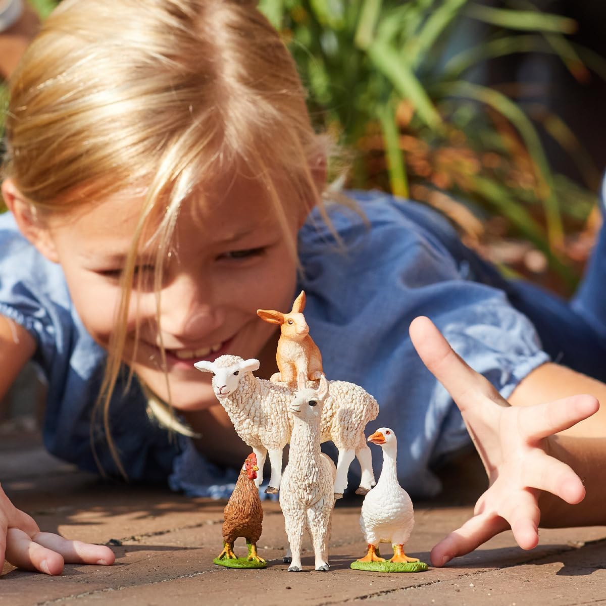Schleich Farm World 5PC Animal Figurine Bundle - Realistic Barn Play Set | Ages 3+ 6