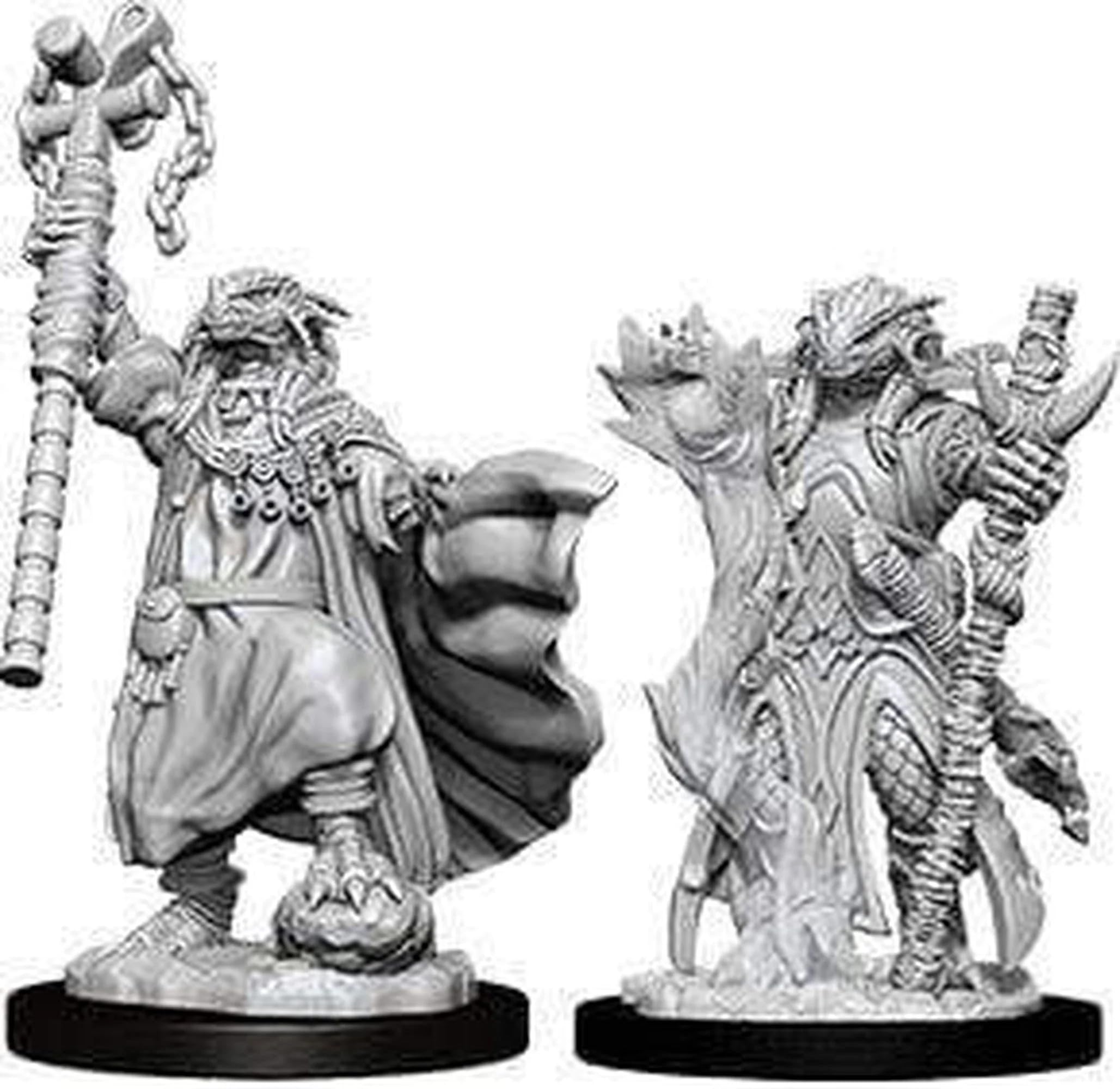 WizKids Dungeons & Dragons Nolzur's Marvelous Unpainted Miniatures - Female Dragonborn Sorcerer [Plastic]