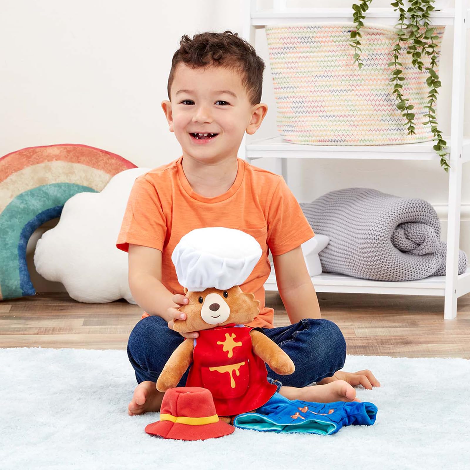 Dress Me Paddington Soft Toy - Plush Dress-Up Bear with 4 Outfits for Kids 9