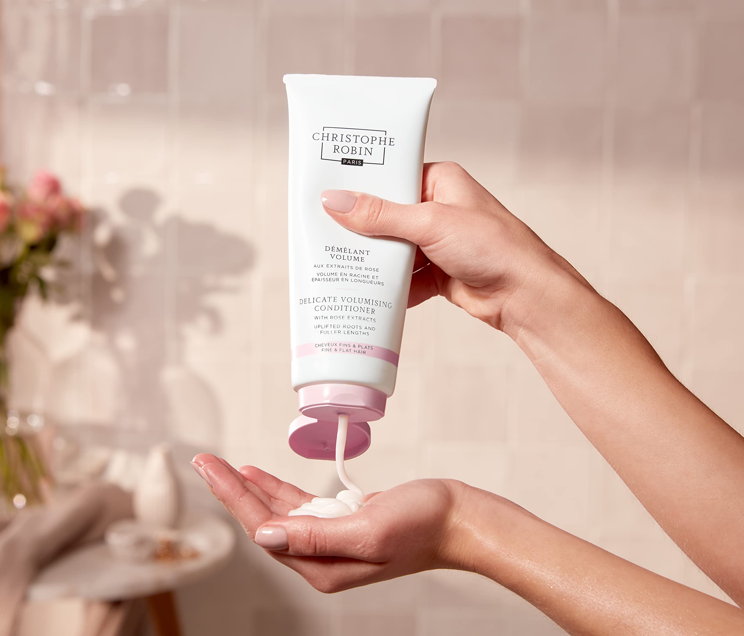 Christophe Robin Delicate Volumising Conditioner with Rose Extracts 200ml | For Fine Hair | Paraben Free 3