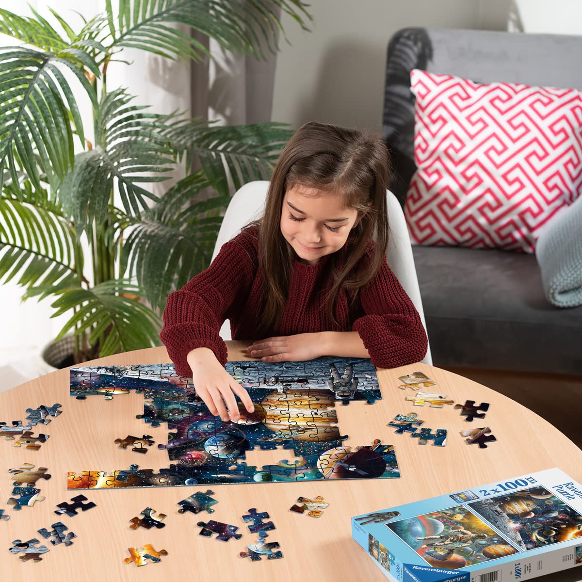 Ravensburger Space Jigsaw Puzzles for Kids - 2x 100 Pieces, Ages 6+ 11