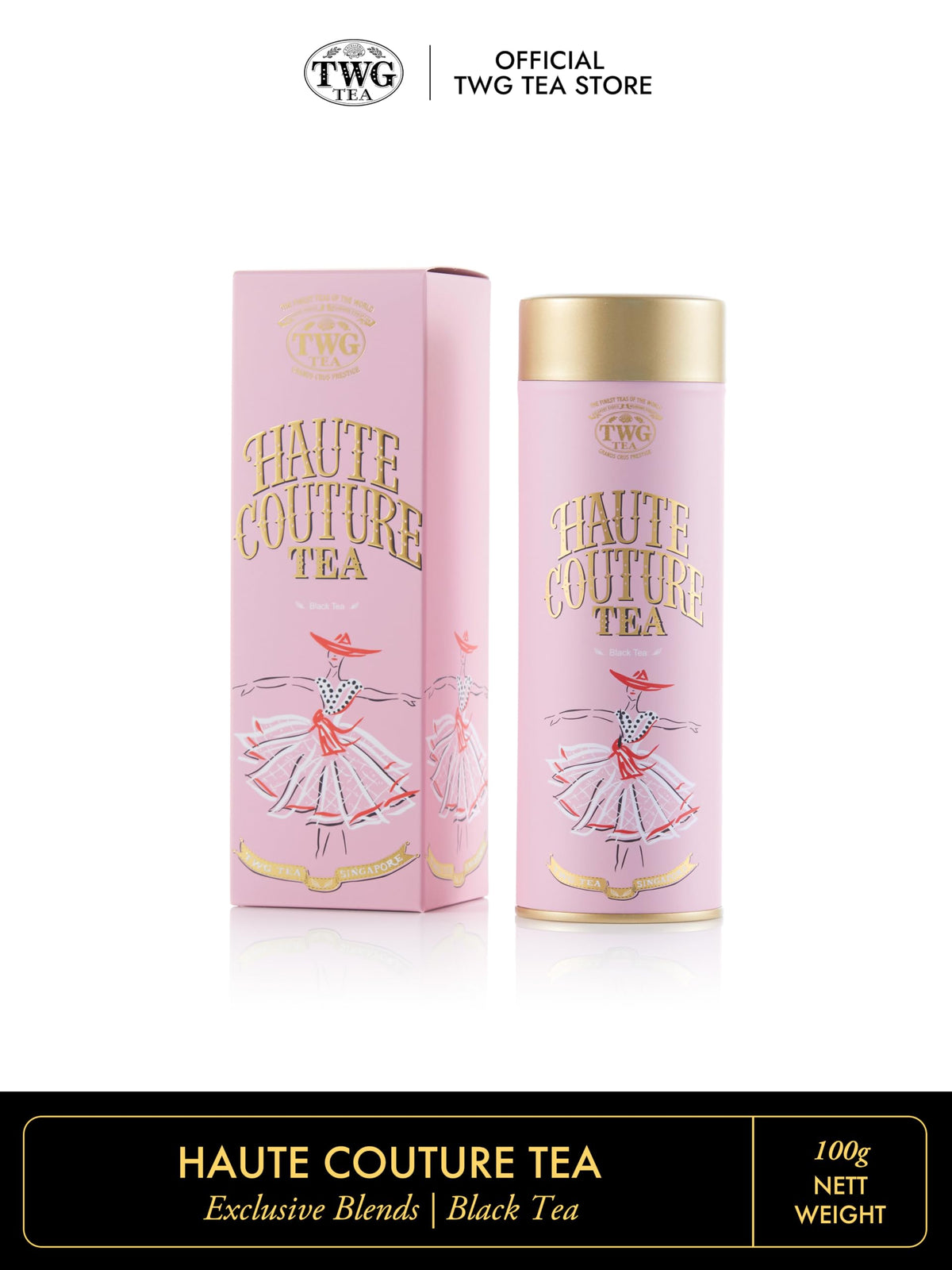 TWG Haute Couture Black Tea | Caramel & Rose Loose Leaf