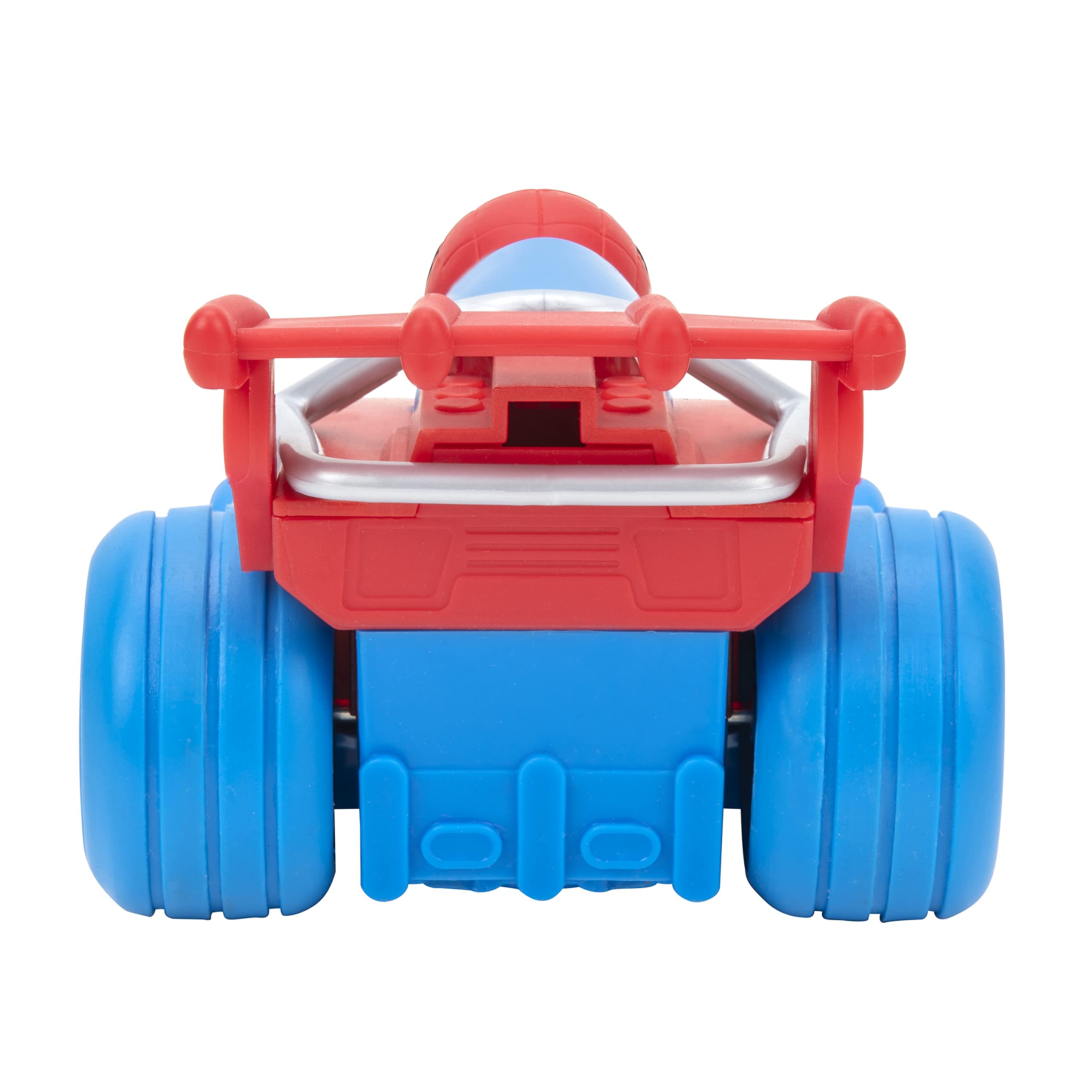 Spidey and his Amazing Friends Webbed Wheelie Pull Back Vehicle with Spidey Figure (SNF0015) 8