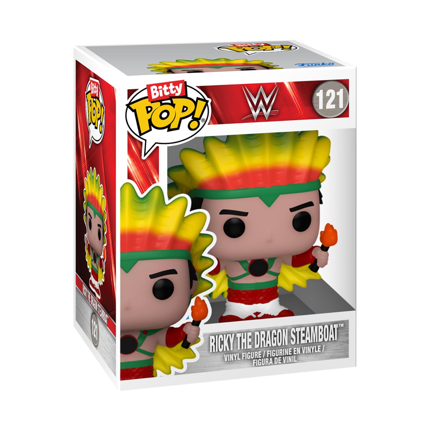 Funko Bitty POP! WWE 4-Pack: Dusty Rhodes, Jerry Lawler, Ric Flair + Mystery Figure 6