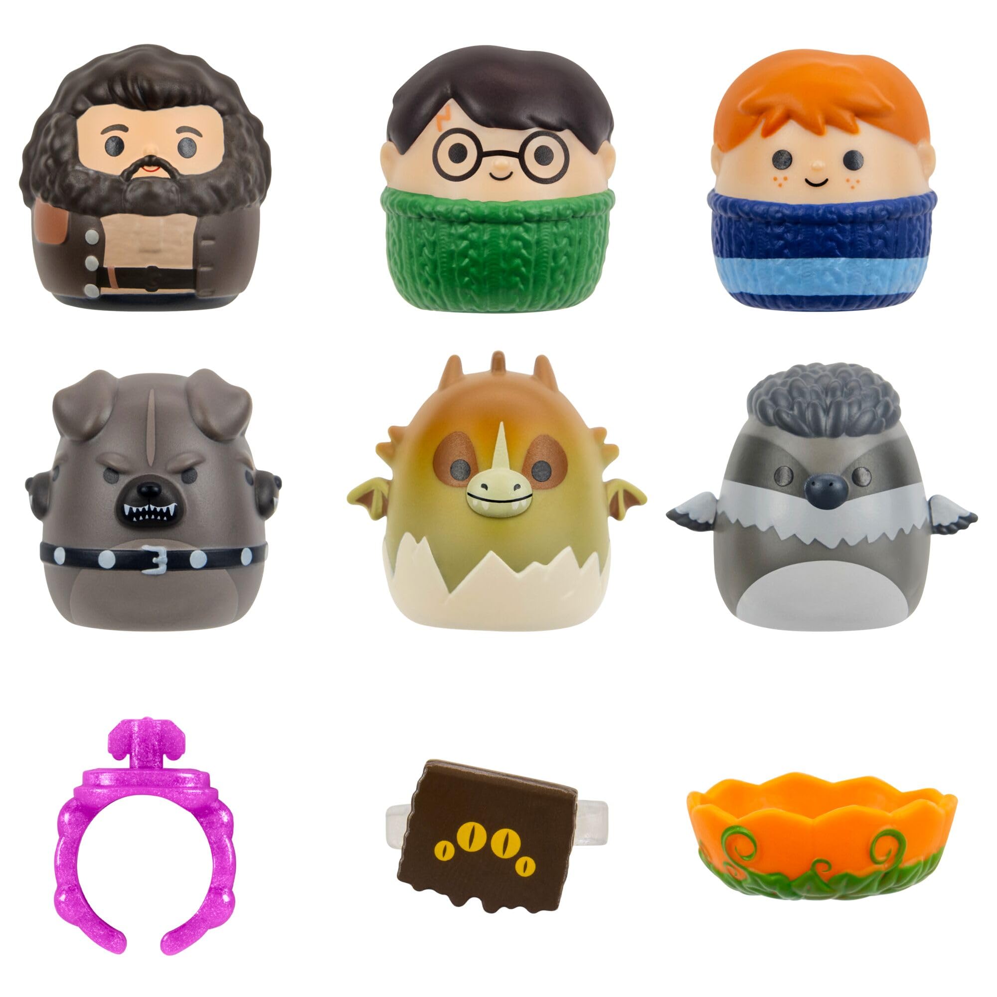 Squish-a-longs Harry Potter Mini-Squish + Accessory 6-Pack - Classic Edition | Ages 6+ 3