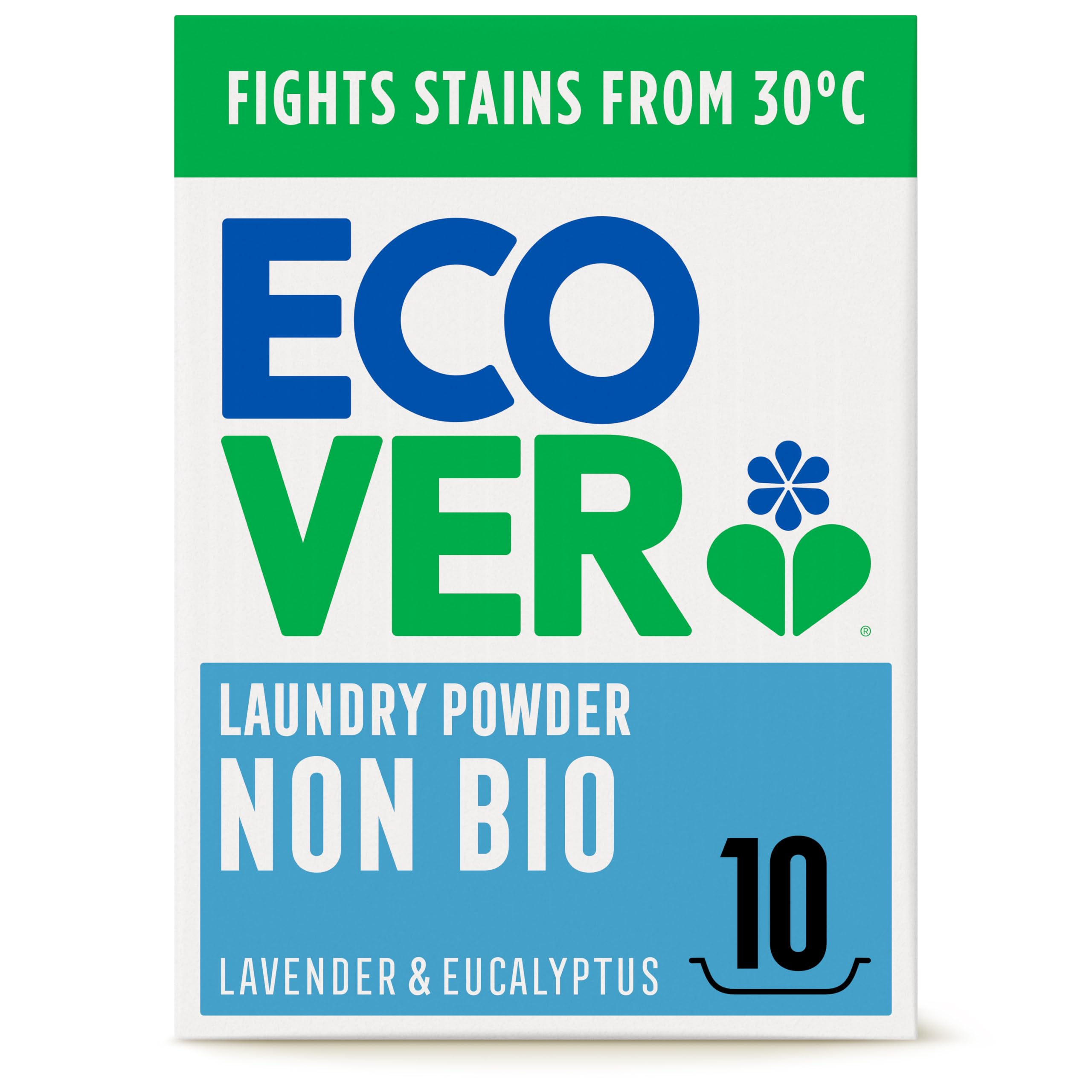 Ecover Zero Non-Bio Laundry Detergent Powder for Sensitive Skin | 750g | No Colouring or Fragrance
