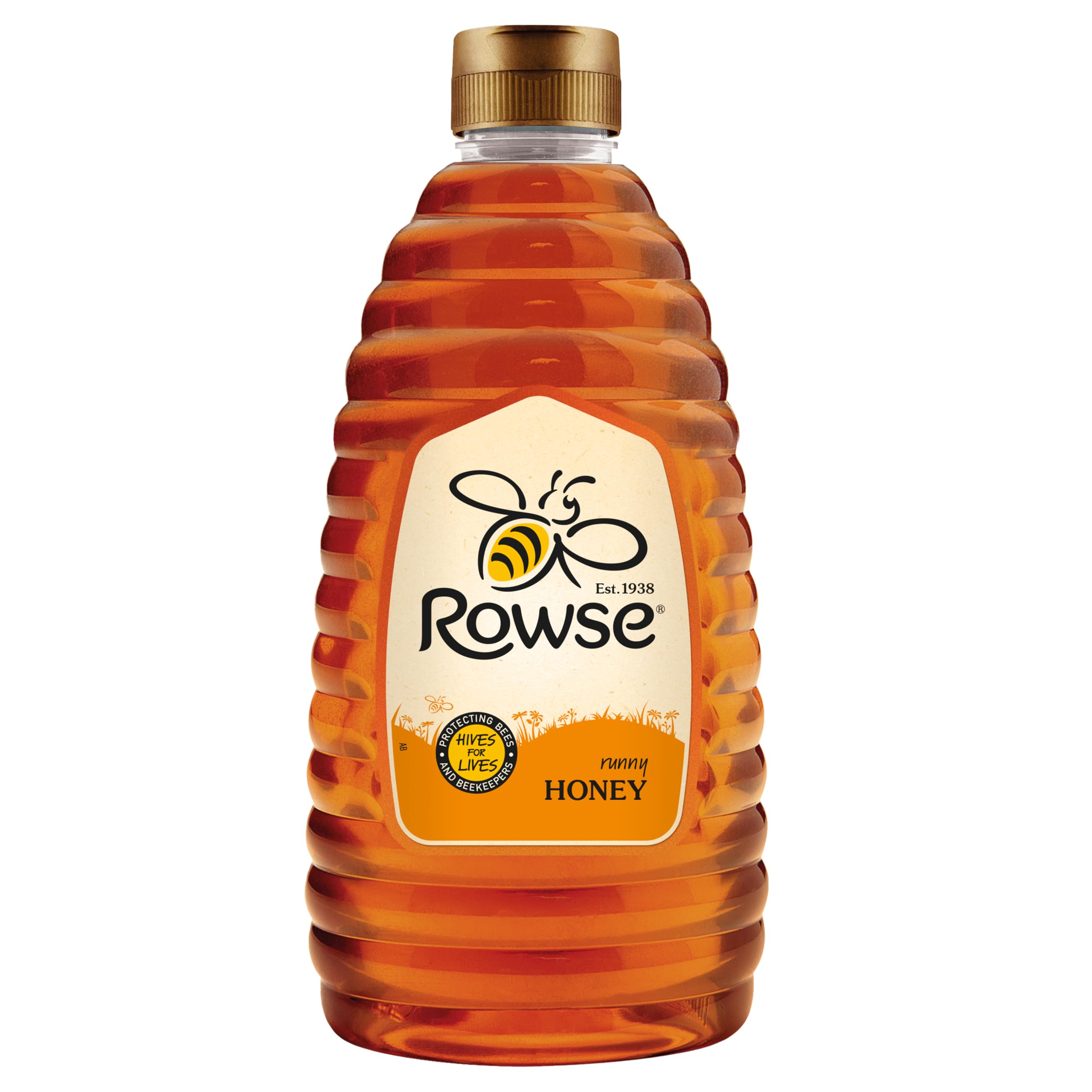 Rowse Runny Honey - 100% Pure & Natural | 1.36kg Squeezy Bottle | Liquid 1