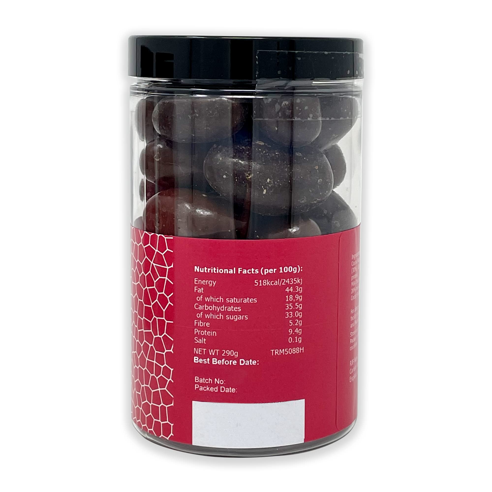 Rita Farhi Milk and Dark Chocolate Covered Brazil Nuts Gift Jar | 290g | Vegetarian 3