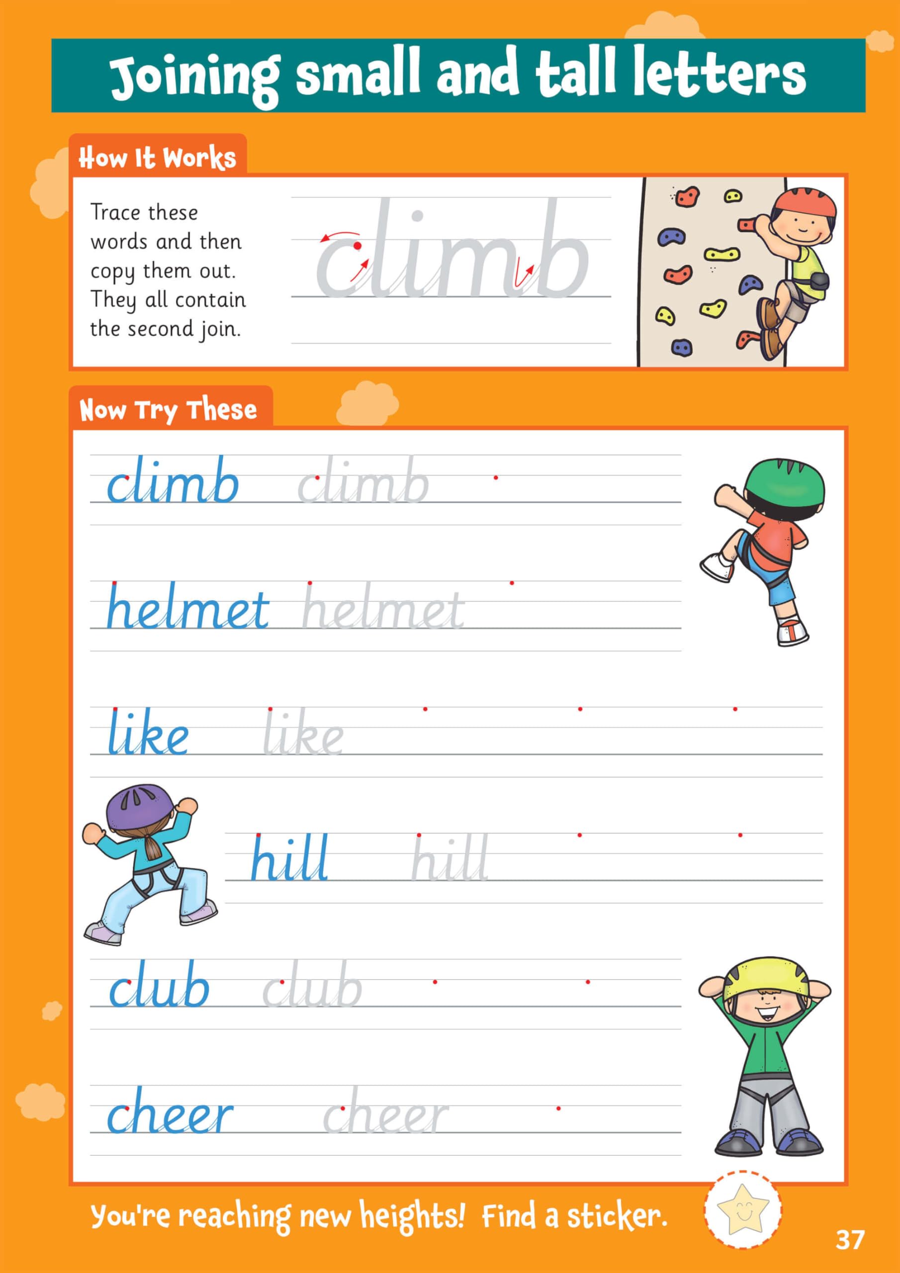CGP 10 Minutes a Day Handwriting for Ages 5-7 Activity Book with Reward Stickers | Paperback 5