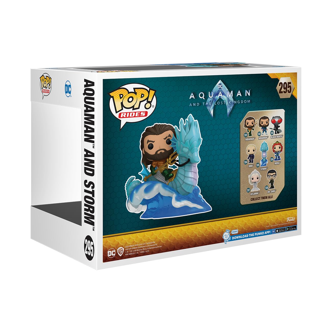 Funko Pop! Ride Deluxe: DC Aquaman on Storm Vinyl Figure (67577) 3