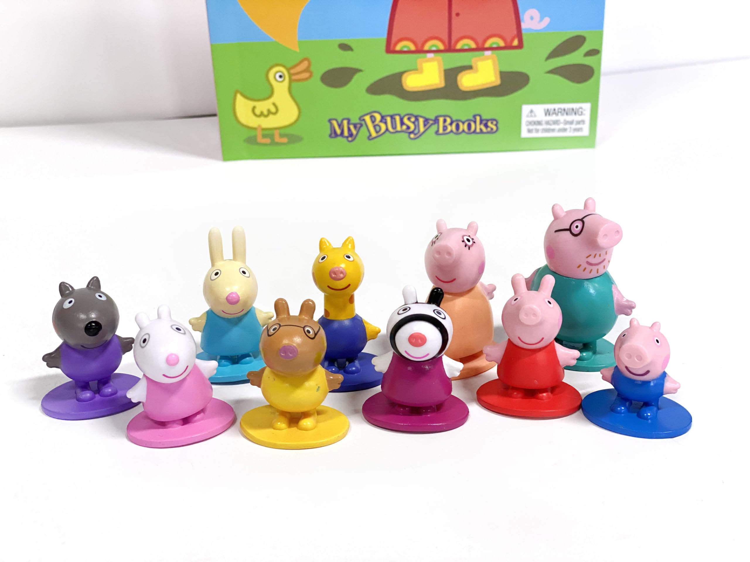 Peppa Pig My Busy Book - Activity Book with Storybook, 10 Figurines, and Playmat | Kids Edition 4
