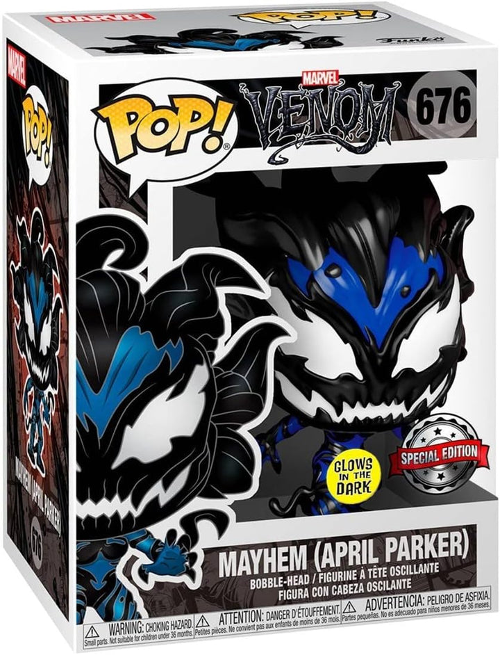 POP! Venom 676 Mayhem April Parker Glows in The Dark Special Edition