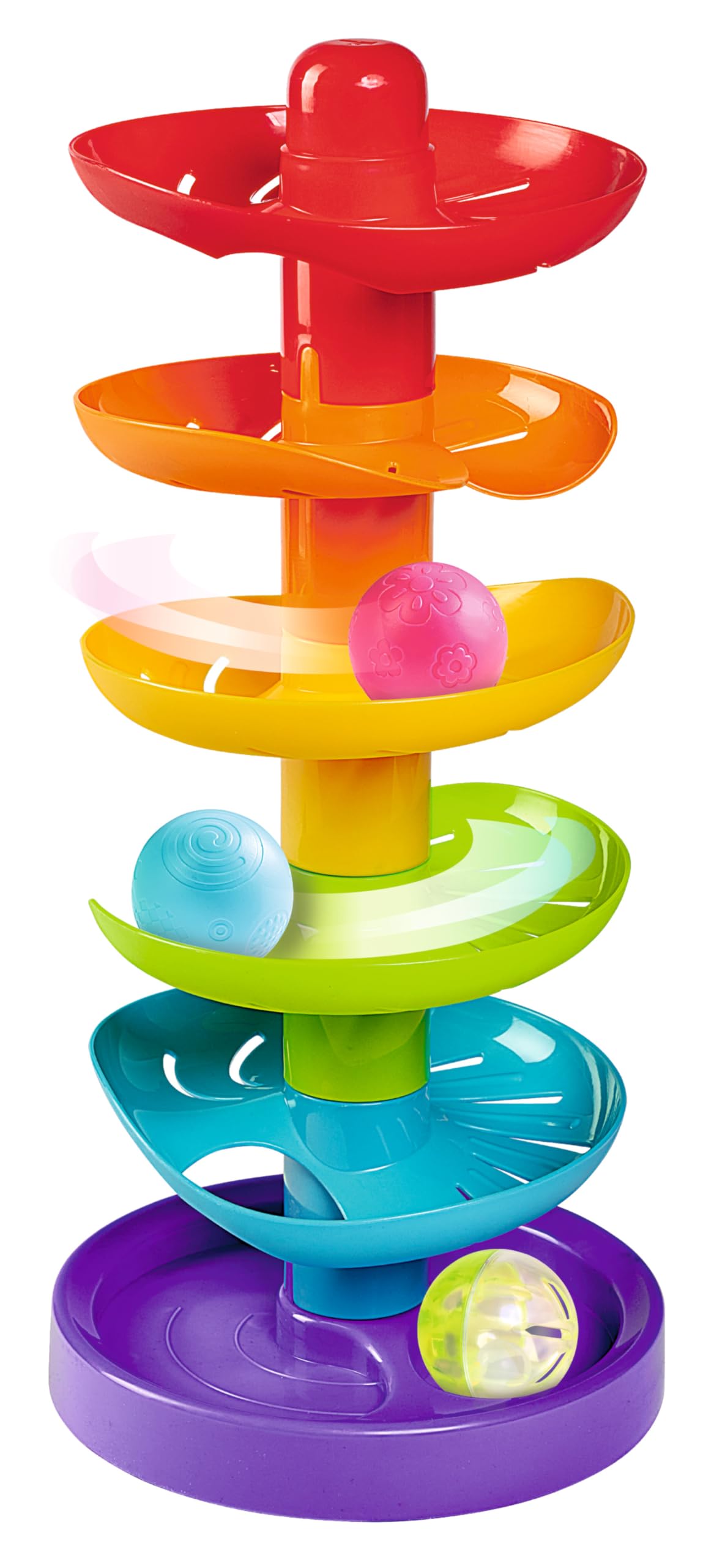Simba ABC Ball Circuit Marble Run Tower | 5 Rainbow Levels | Includes 3 Balls | Ages 12m+ 1