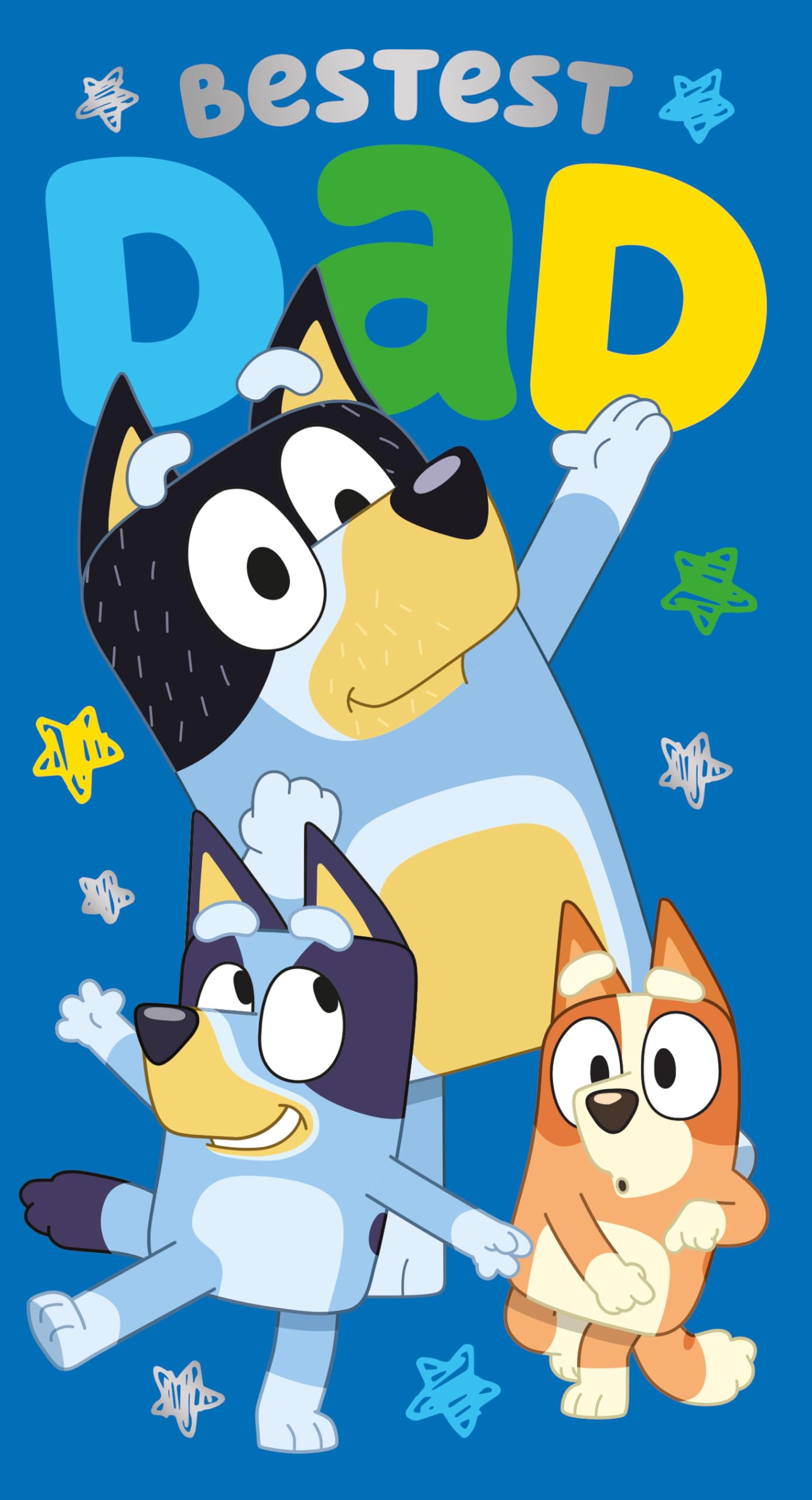 Danilo Promotions LTD Bluey Dad Birthday Card - Officially Licensed | A5 Size