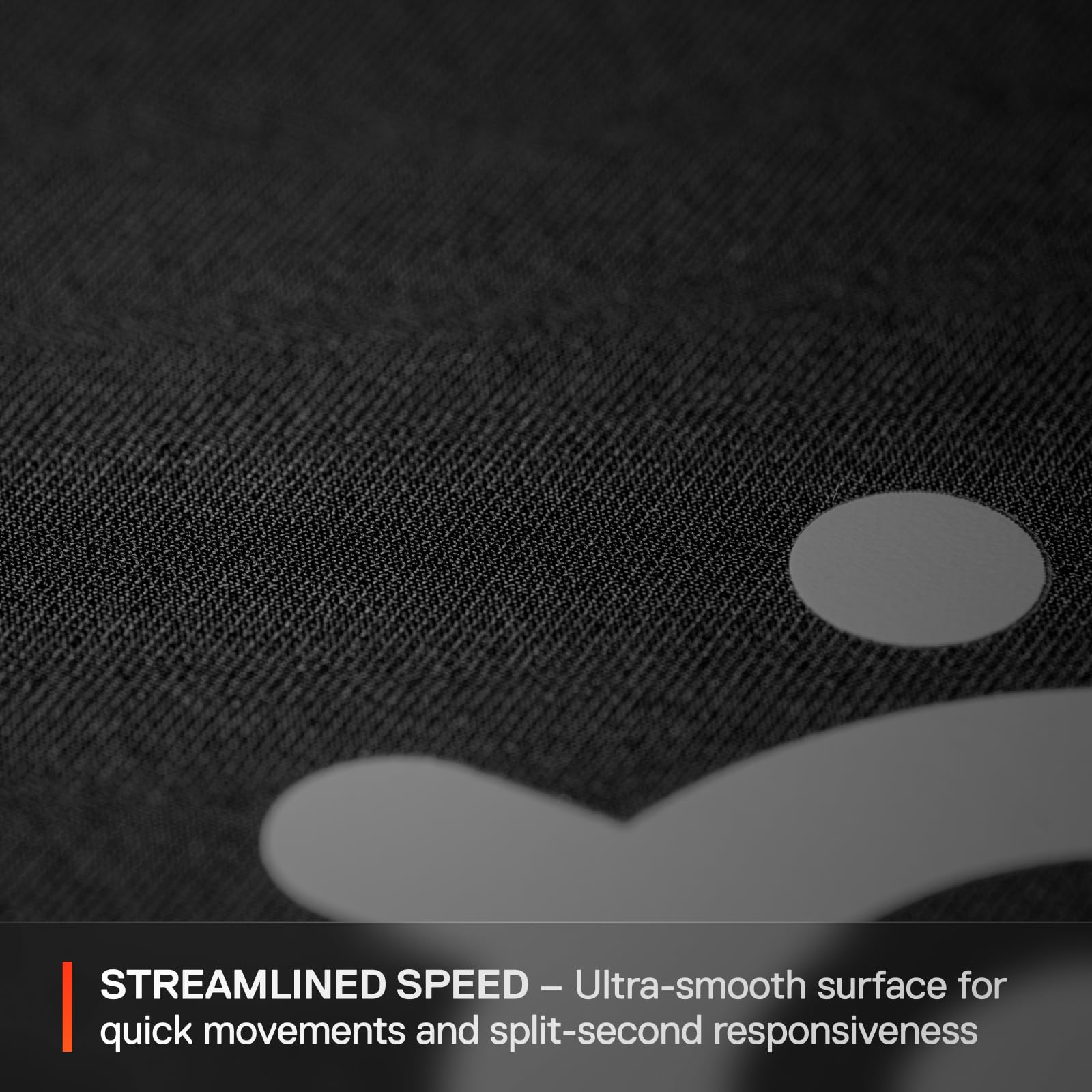 SteelSeries QcK L Gaming Mousepad - Speed Surface | 490x420mm | 3.5mm Thick 3