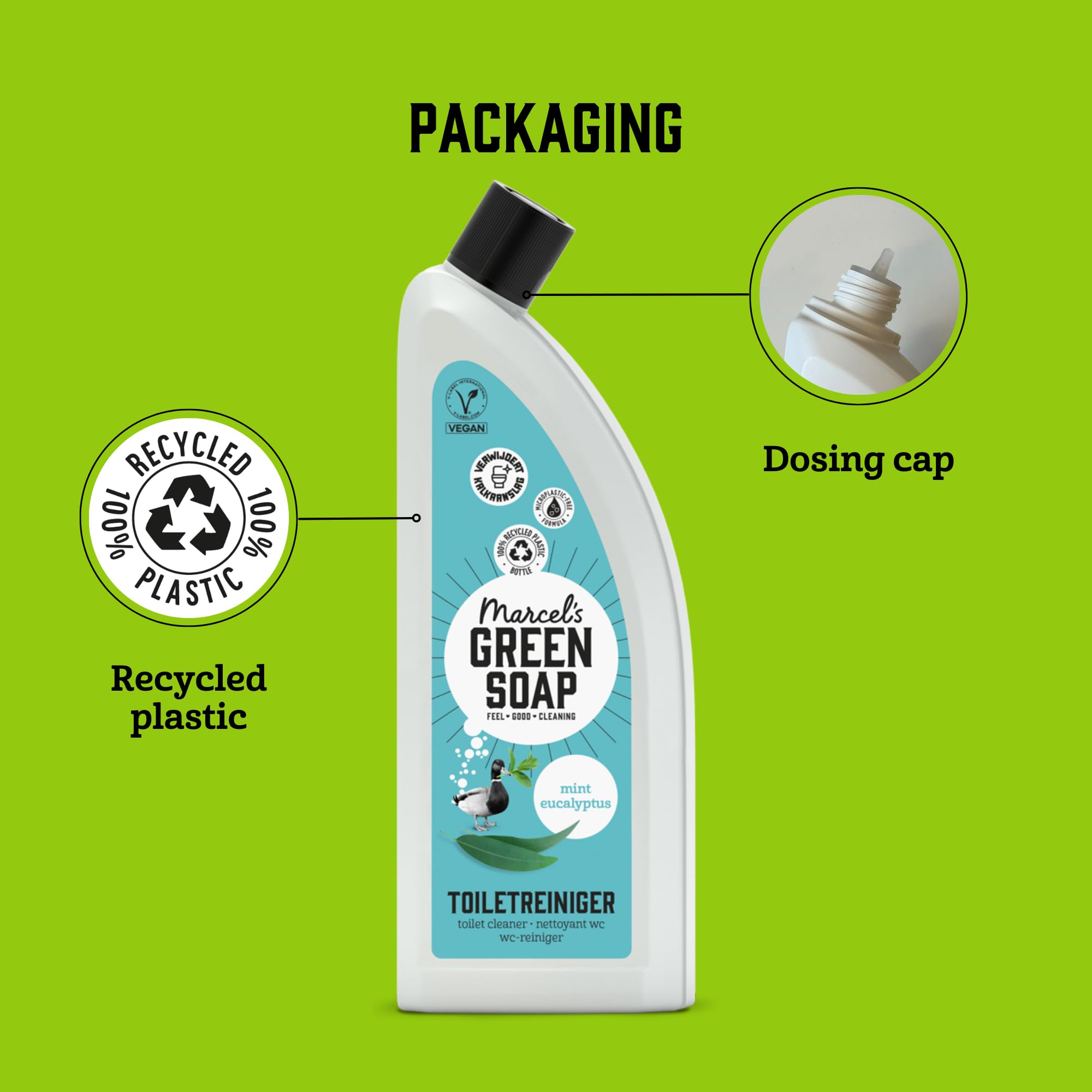Marcel's Green Soap Toilet Cleaner Mint & Eucalyptus - 750 ml 5