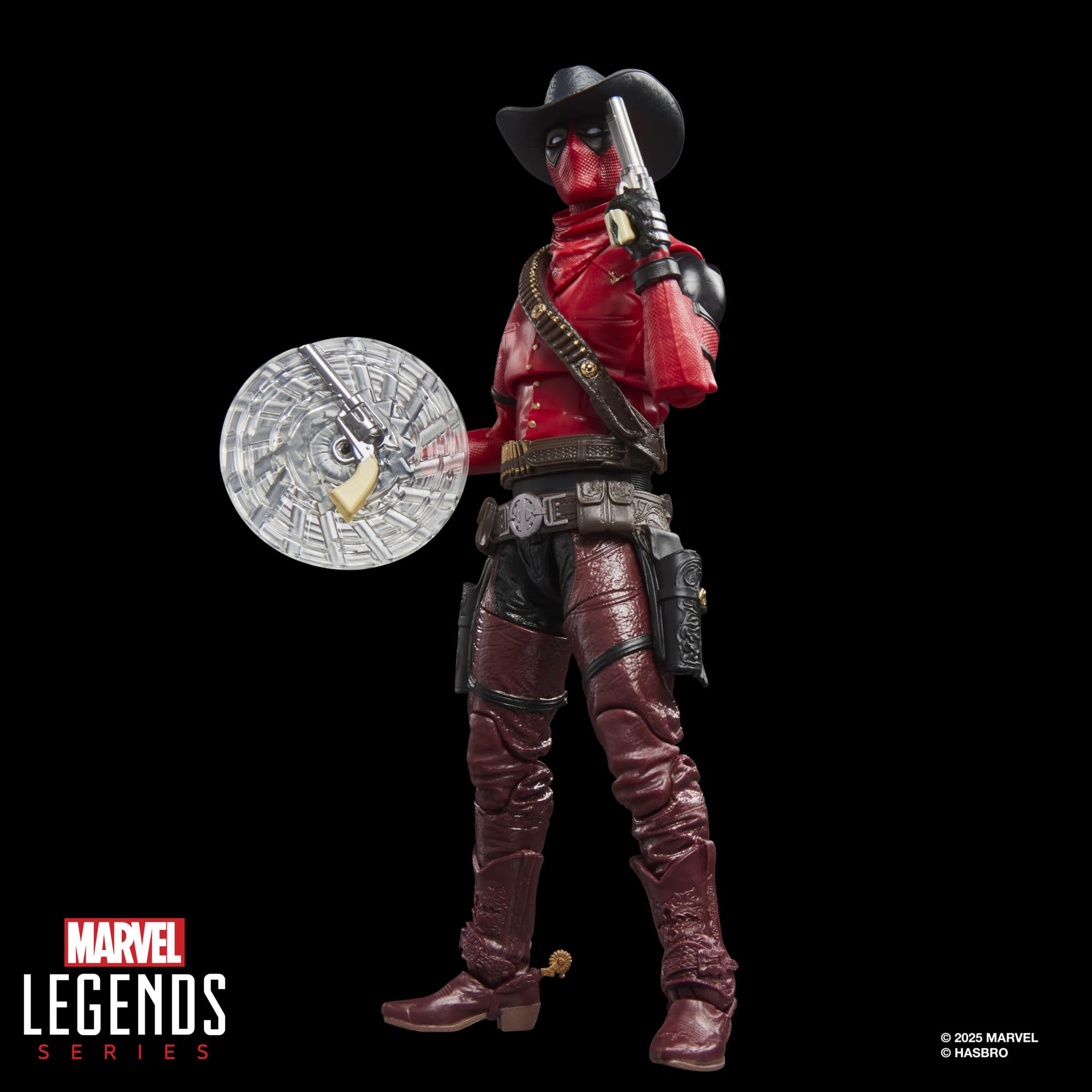 Marvel Legends Series Cowboypool Action Figure - 6 Inch Scale | 20+ Points of Articulation | 7 Accessories 6