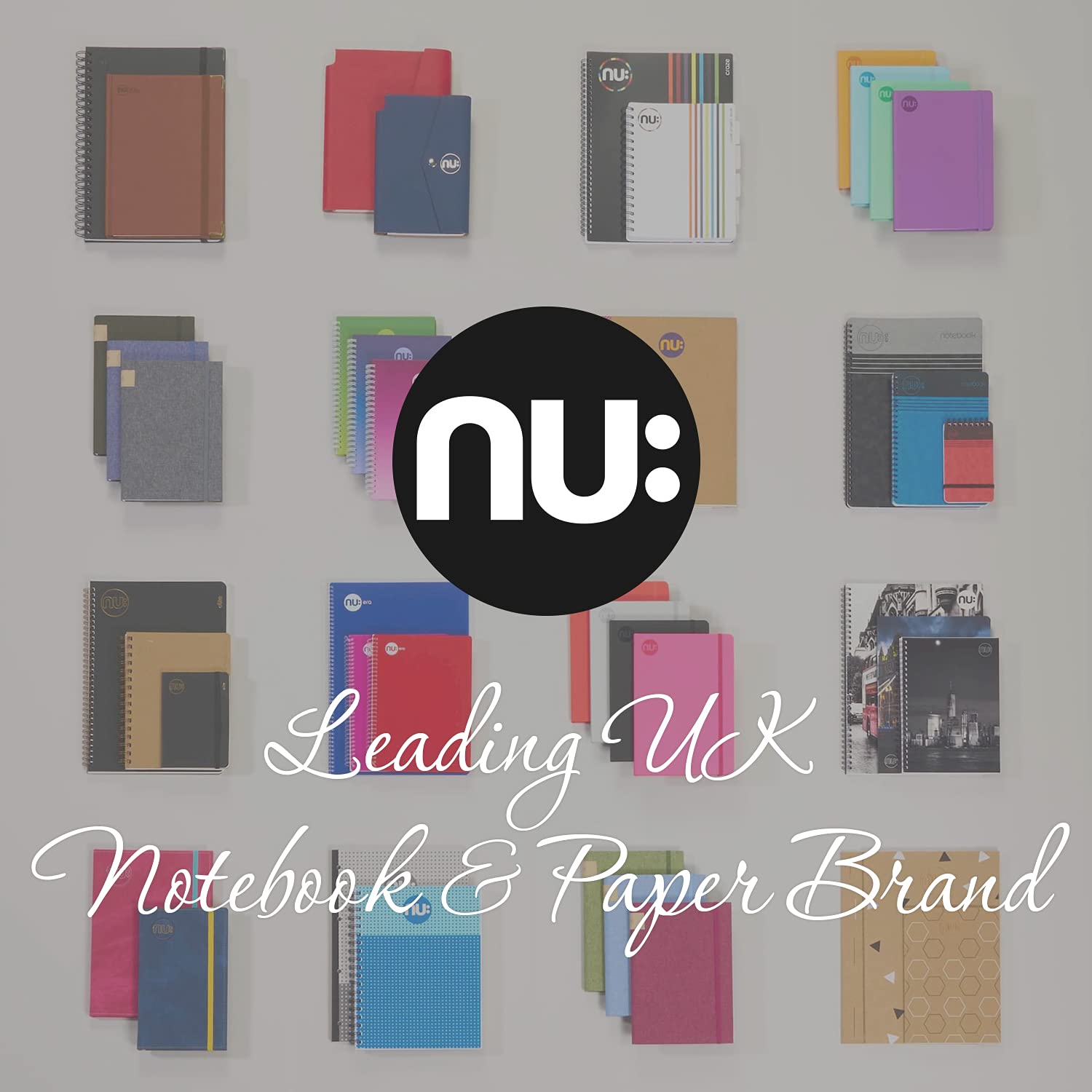 nu: Office Value A5 Casebound Manuscript Notebook - Blue | 192 Pages | 70gsm Feint Ruled Paper 6