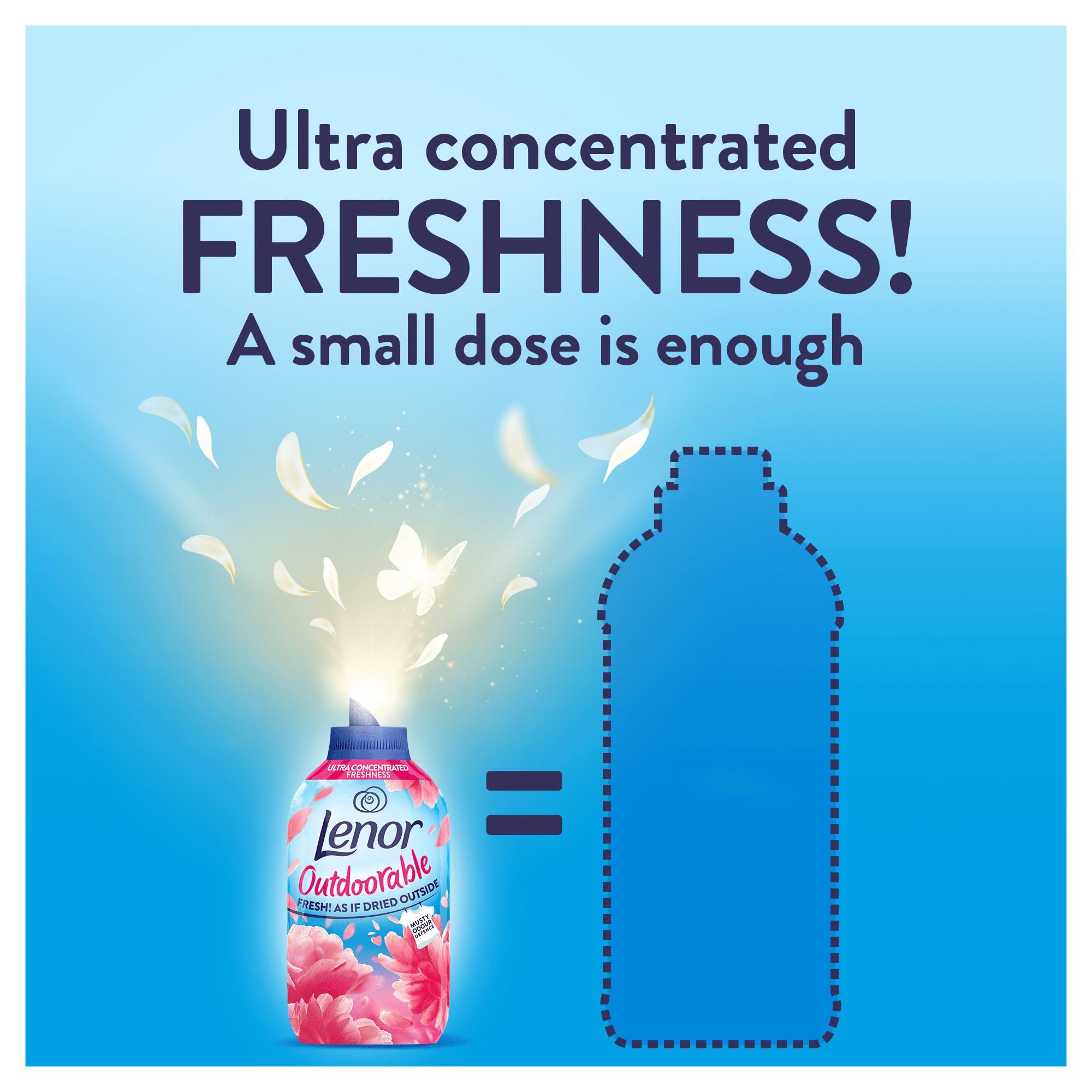 Lenor Outdoorable Liquid Fabric Softener - Floral Fresh Scent | 1.204L (86 Washes) 6