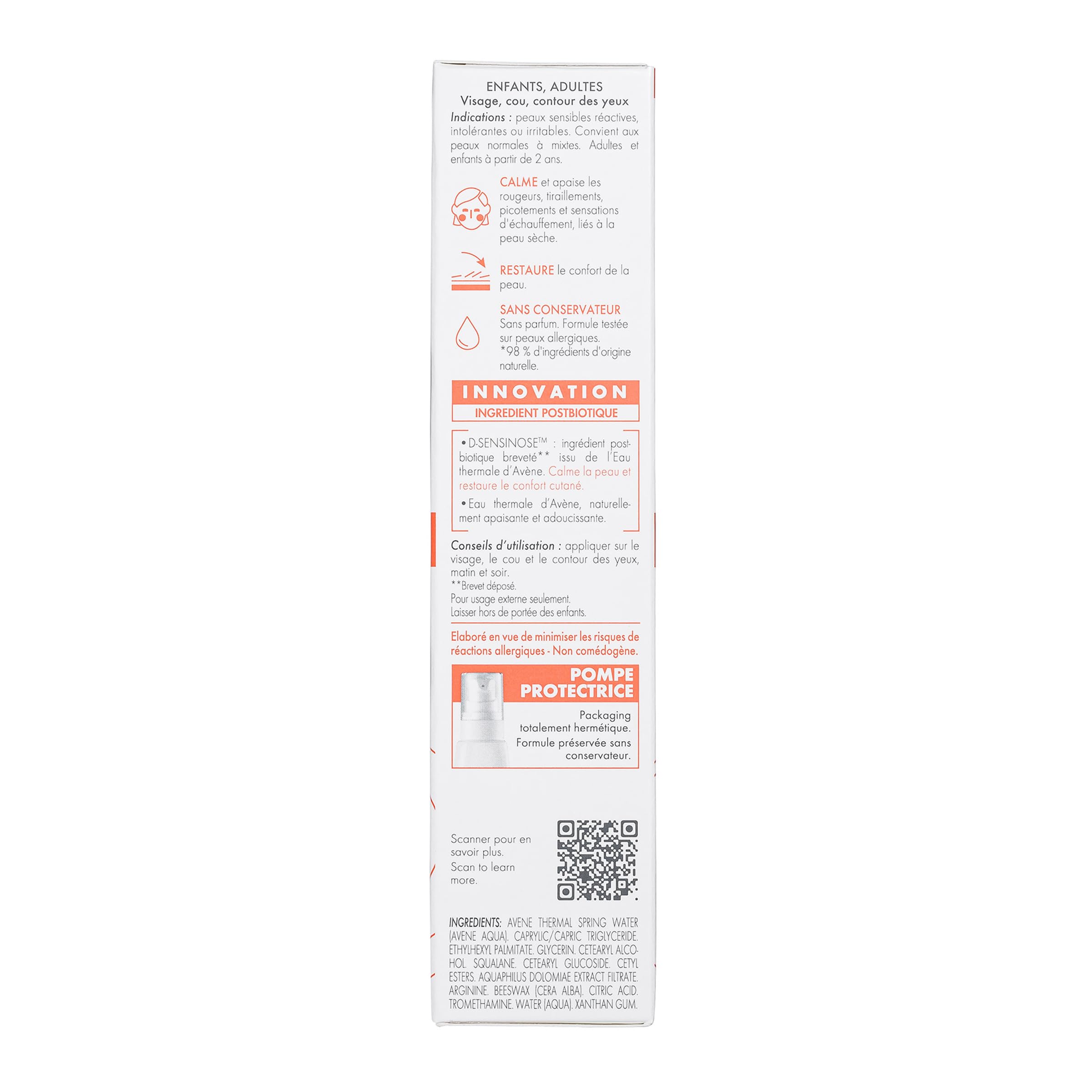 Avene Tolerance Control Soothing Skin Recovery Cream for Sensitive Skin | Fragrance-Free | 38.3 g