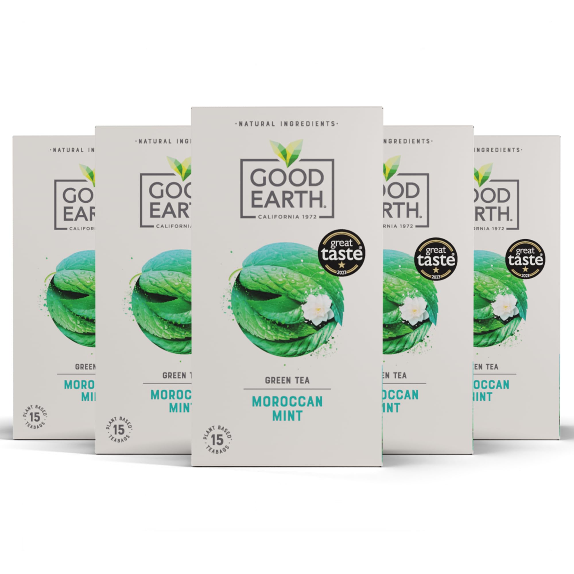 Good Earth Tea Co. Moroccan Mint Tea - 5 Packs of 15 Teabags 1