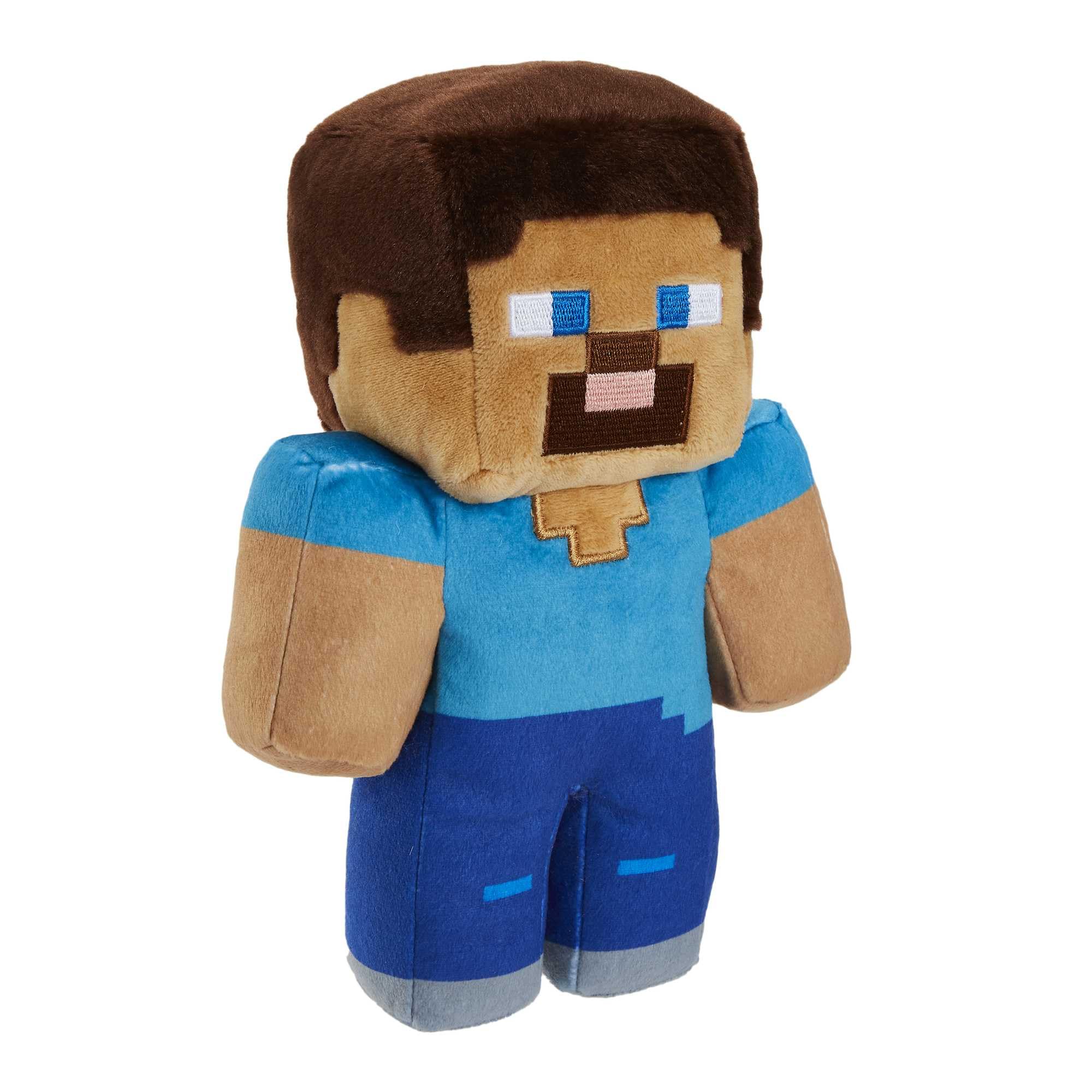 Mattel Minecraft Steve Plush - 8 Inch Soft Doll | Polyester | Ages 3+ 4