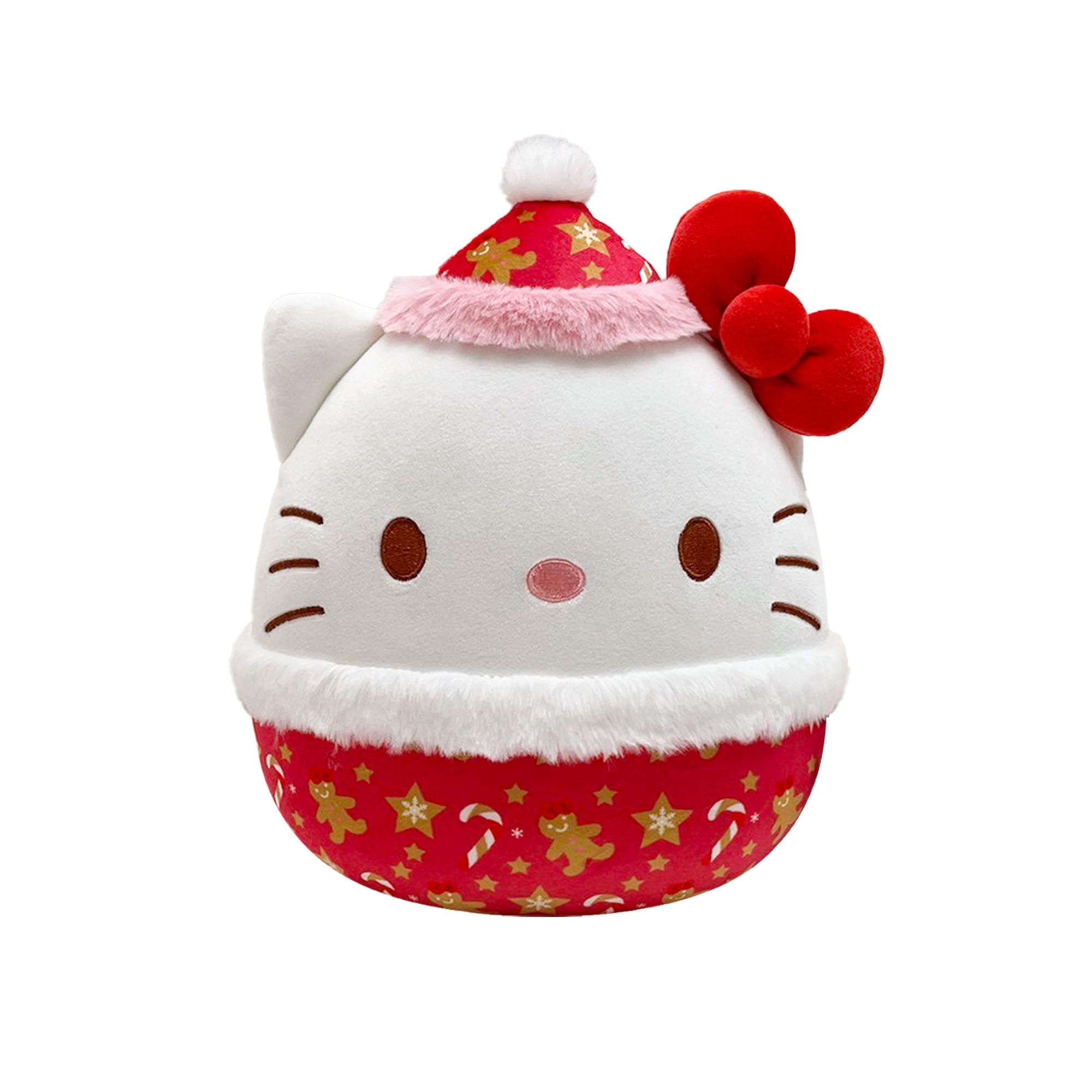 Squishmallows x Sanrio 8-Inch Hello Kitty Plush - Holiday 2025 Limited Edition Collectible Stuffed Animal for Kids 3+