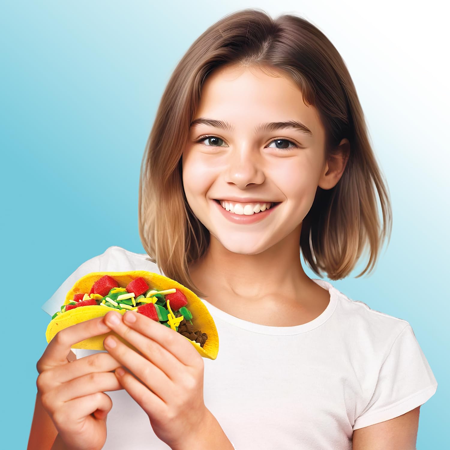 So Slime Sensations Street Food Crush – Create Pizza, Tacos & Burgers Slime Playset for Kids 5