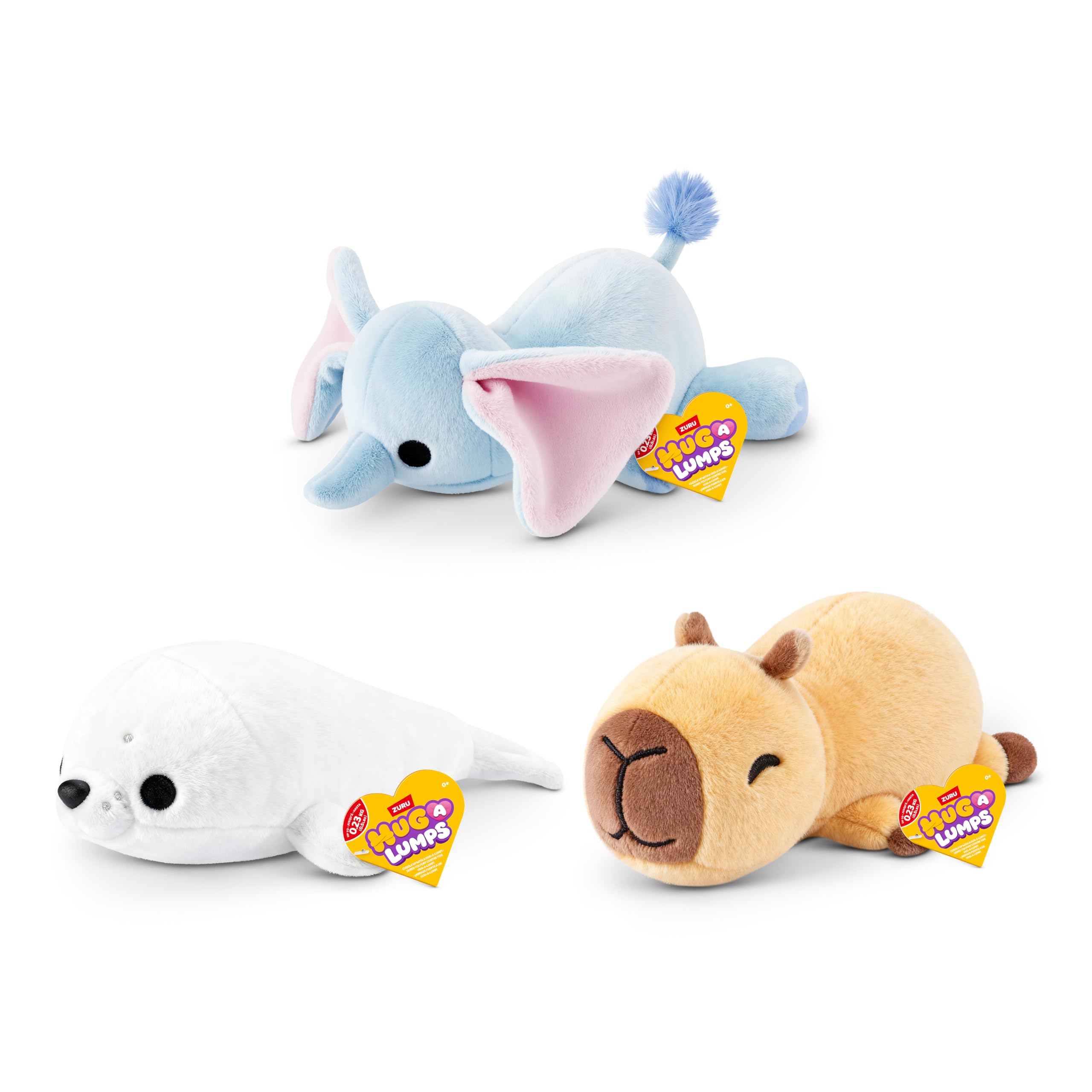 Hug-A-Lumps Baby Soft Dolls - Weighted Plush Comfort Pack | 3 Count 1